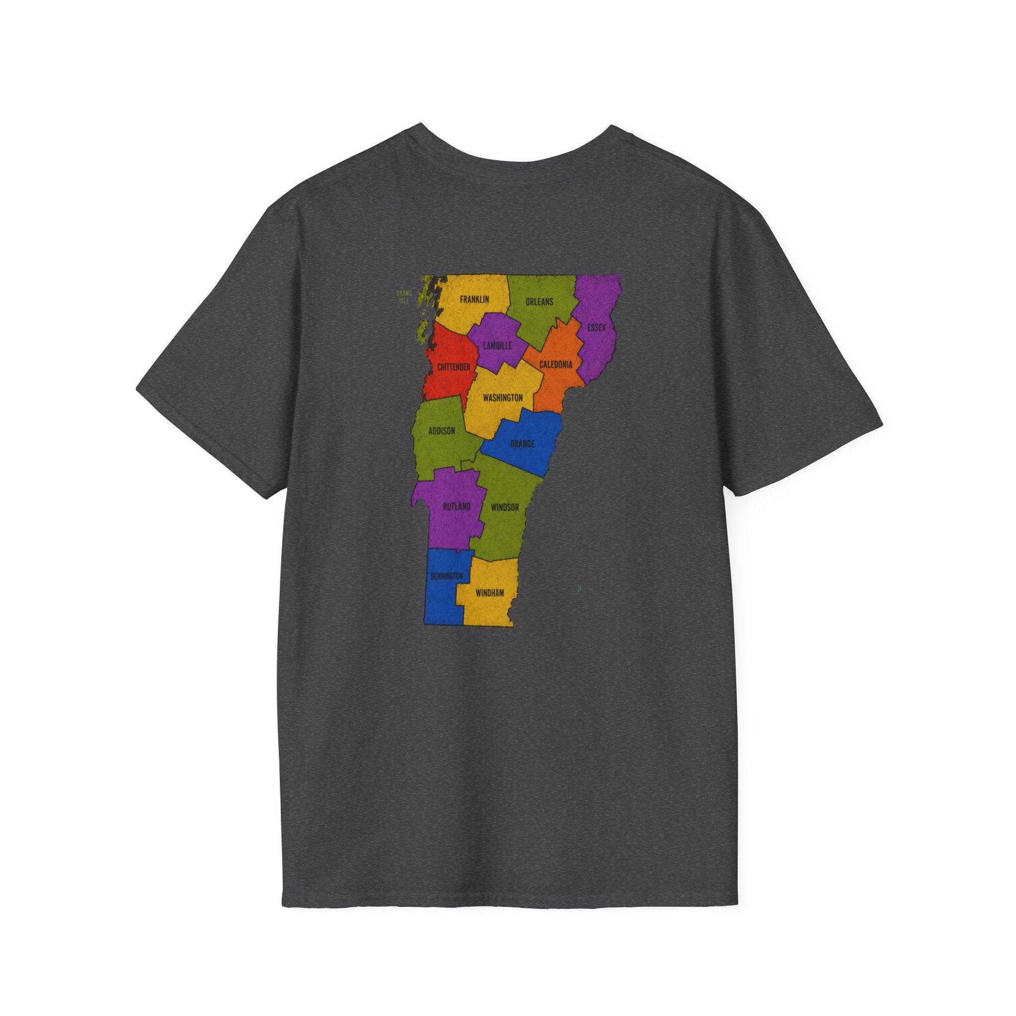 Don't Ask 100% Organic T-Shirt — Vermont Pride State Map Tee