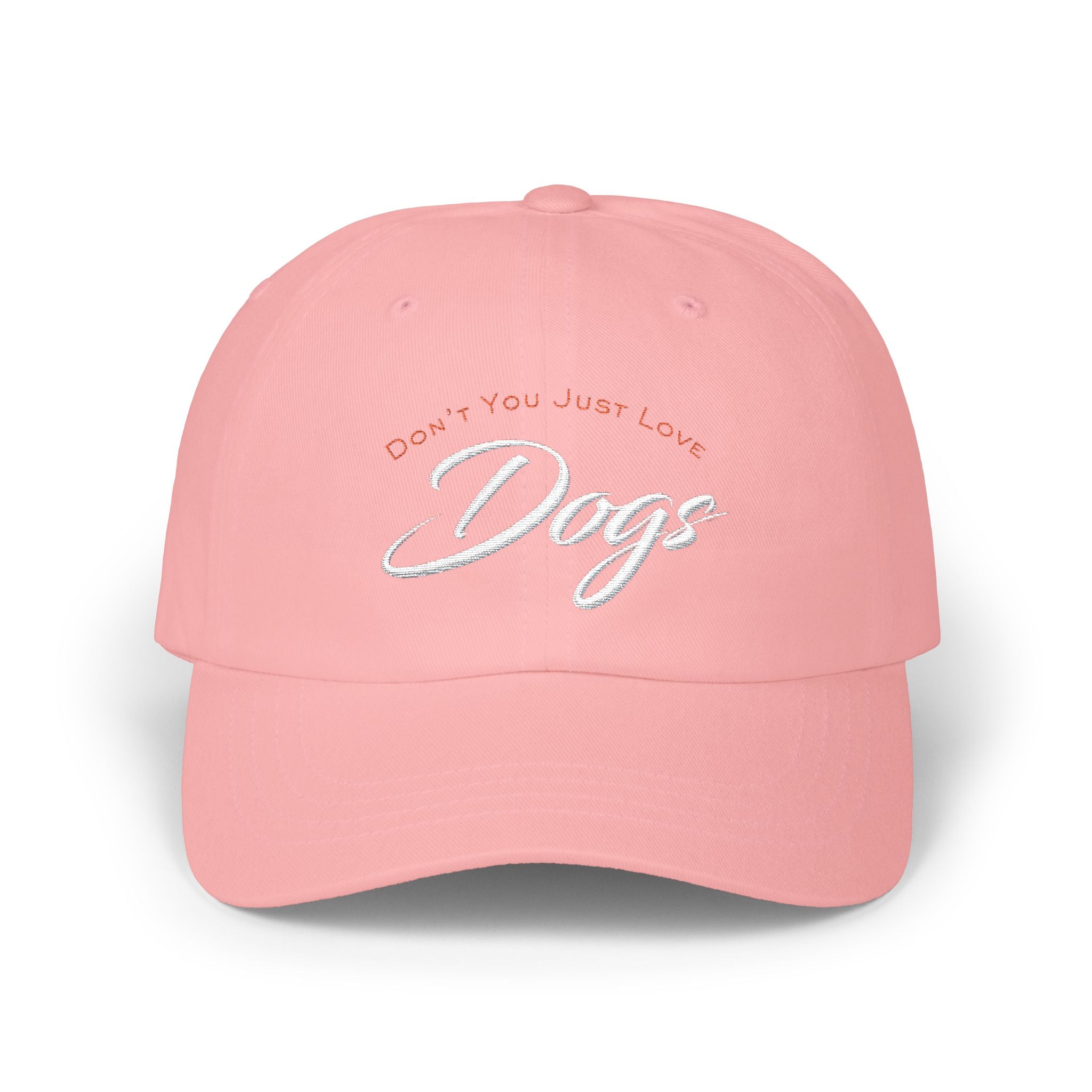 "Don't You Just Love Dogs" Embroidered Paw Print Hat