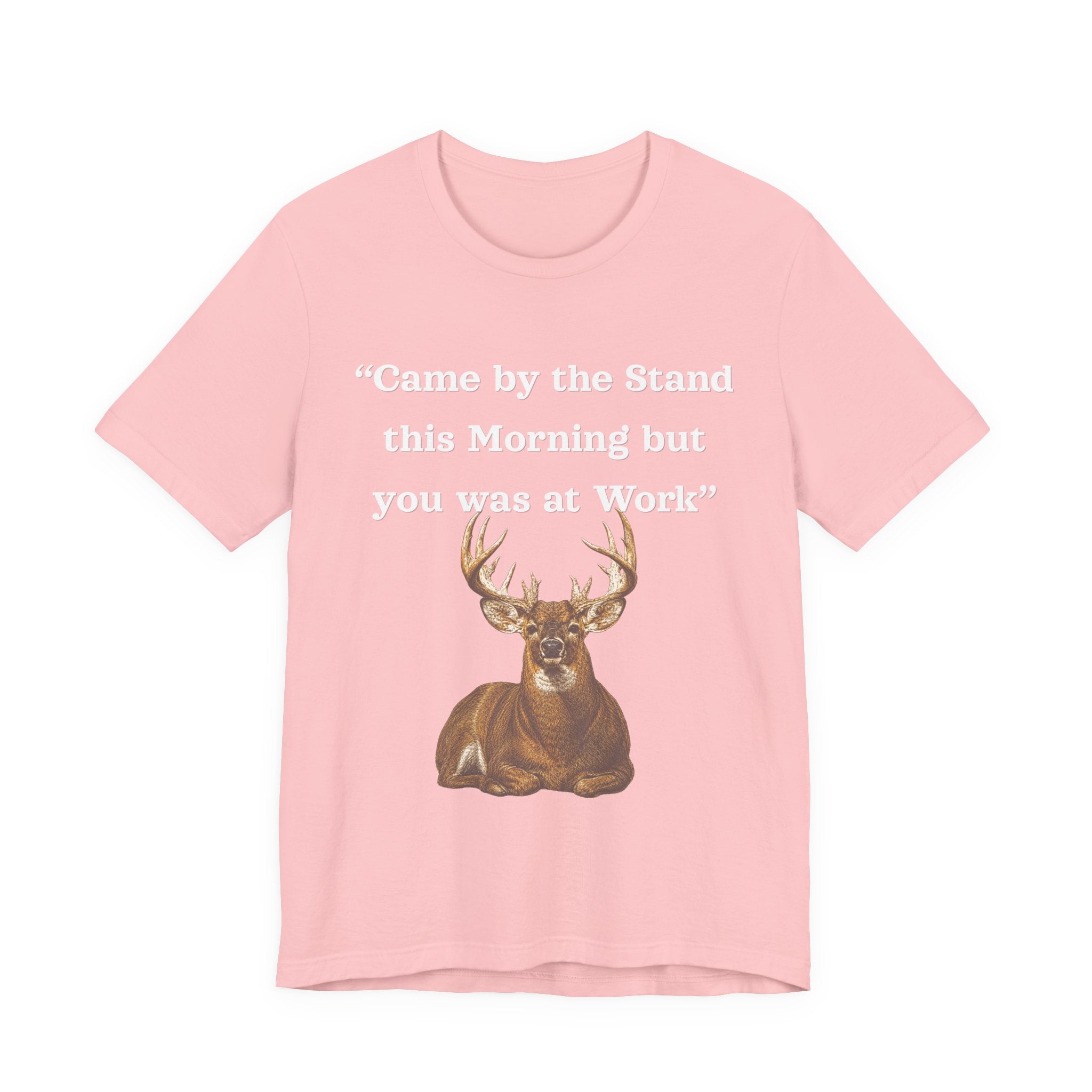 Deer Hunting "Came by the Stand this Morning but you was at Work" T-Shirt