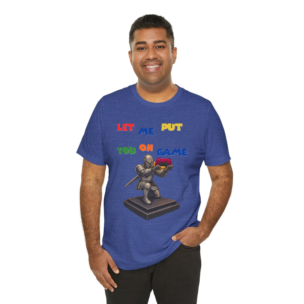 Let Me Put You On Game T-Shirt PS5 — Retro Gamer Knight Graphic Tee