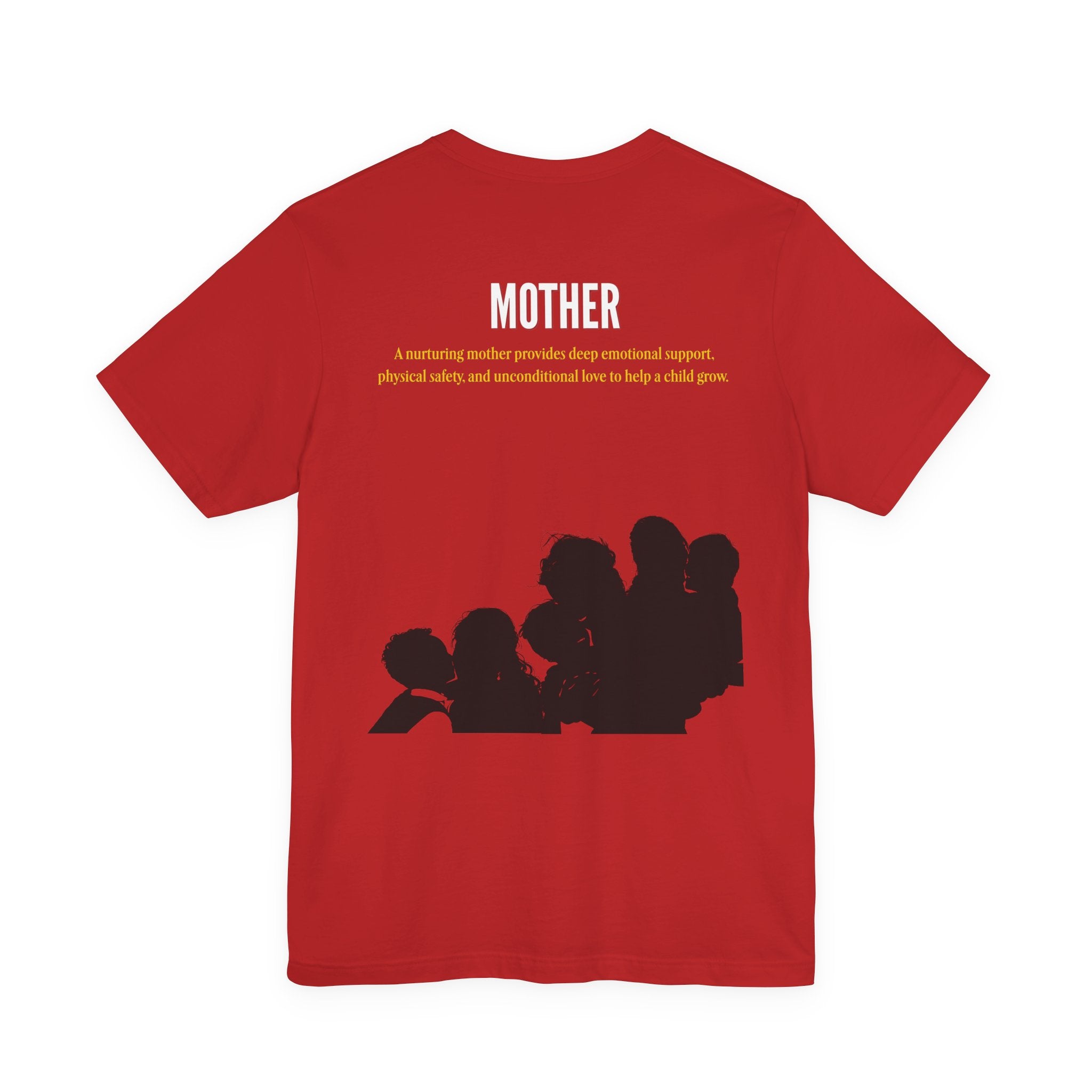 Nurturing Mother Tee — Silhouette Family Short Sleeve Shirt