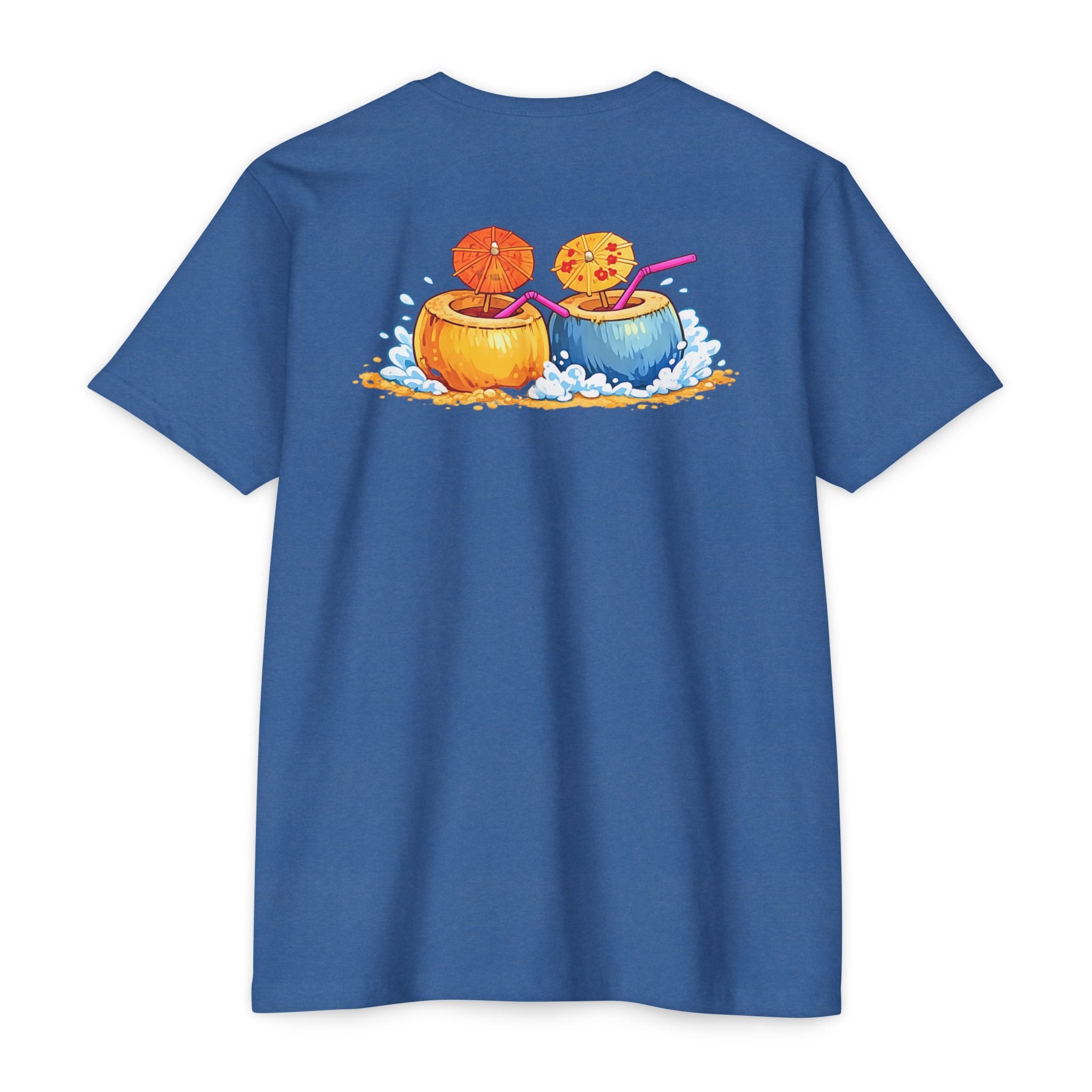 "Beaches, Vacations, & Good Drinks" Tropical Drink Tee