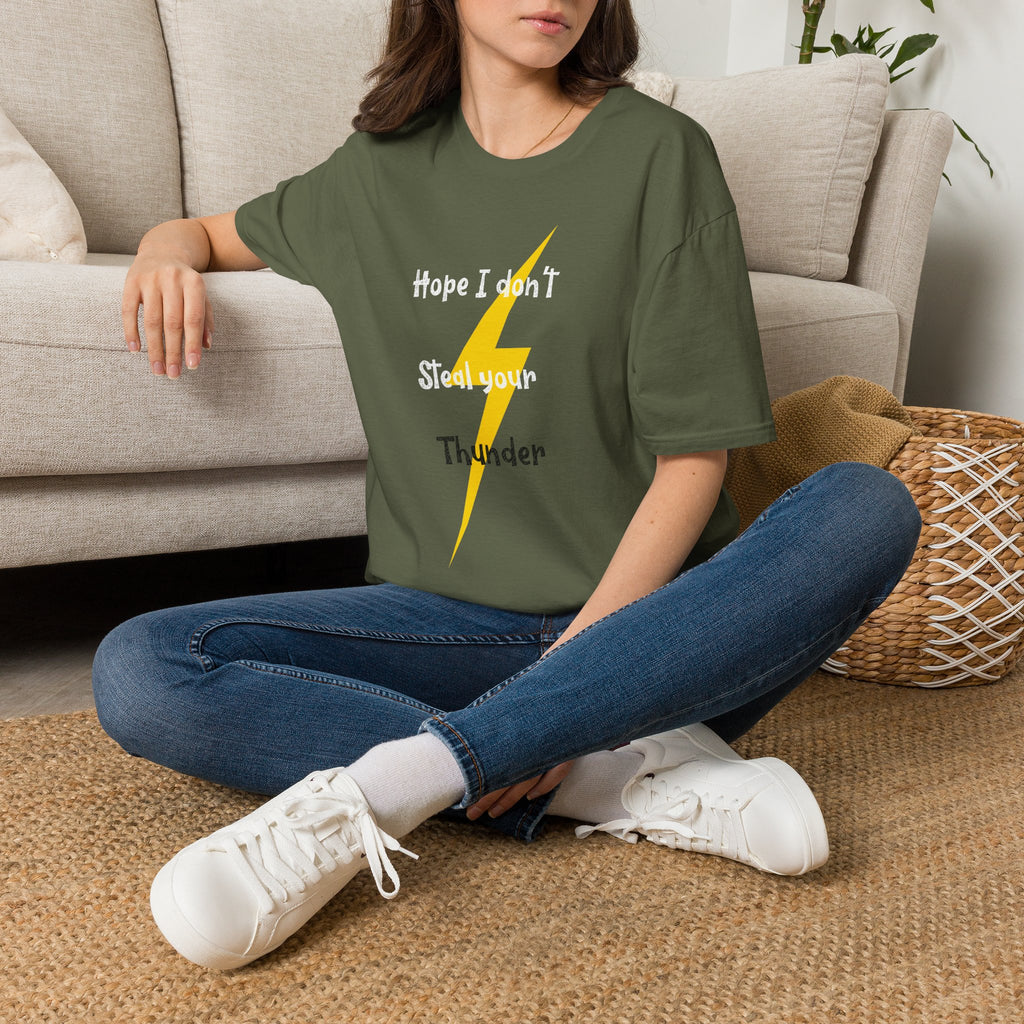 "Hope I Don't Steal Your Thunder" Lightning Tee