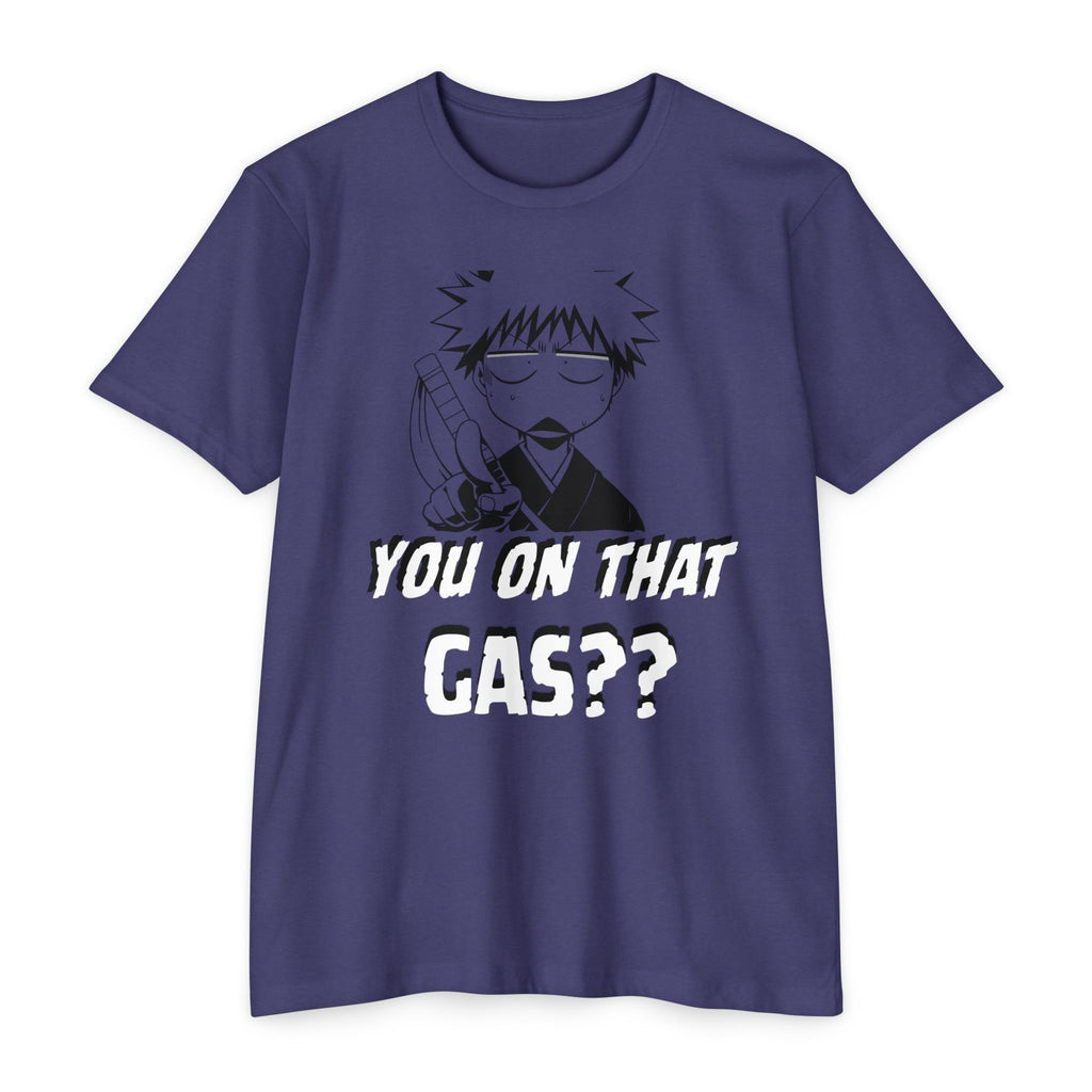 Anime Graphic T-Shirt — "You On That Gas??" Cartoon Character Tee