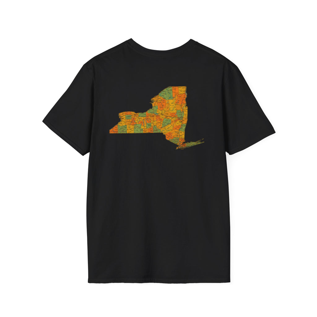 T-Shirt — "Don't Ask 100% Organic" New York Graphic Tee (Vintage Farm / Earthy)