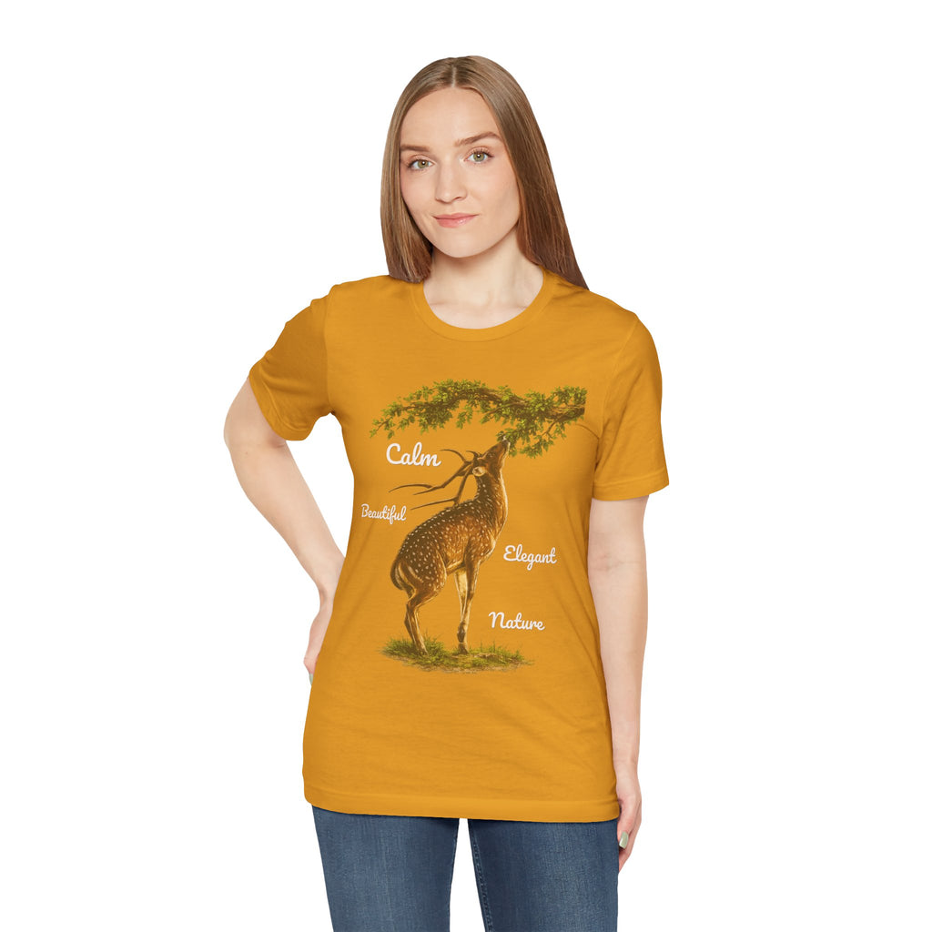 Calm Elegant Nature Deer T-Shirt