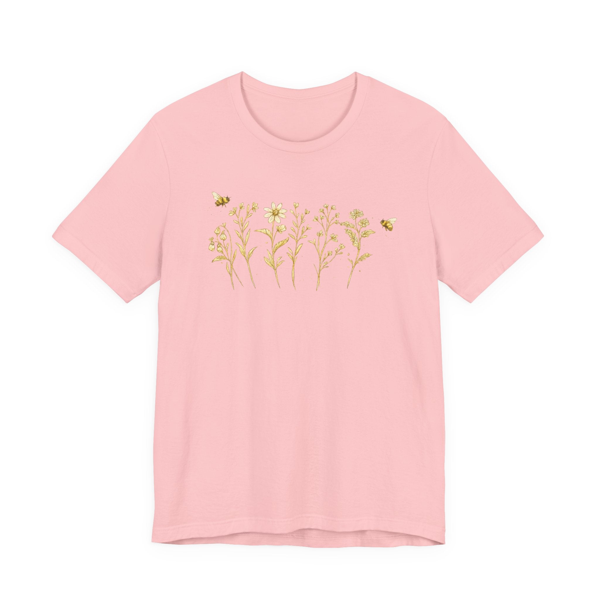 Gold Wildflower Graphic T-Shirt