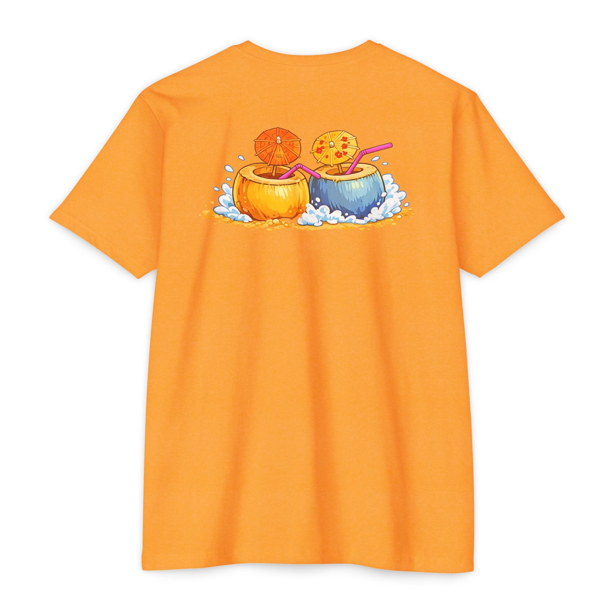 "Beaches, Vacations, & Good Drinks" Tropical Drink Tee