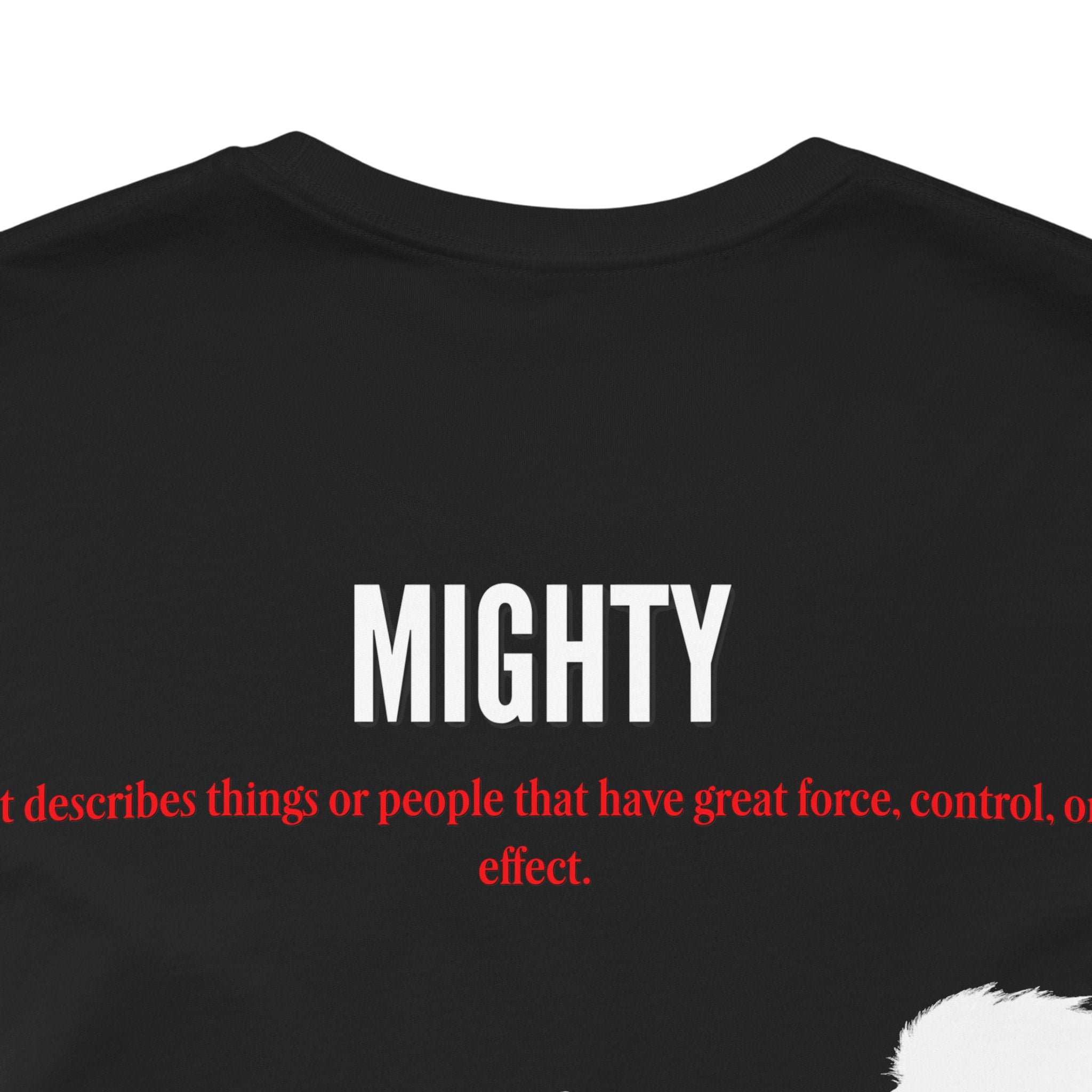 Powerful / Mighty Graphic Tee — Inspirational Strength T-Shirt