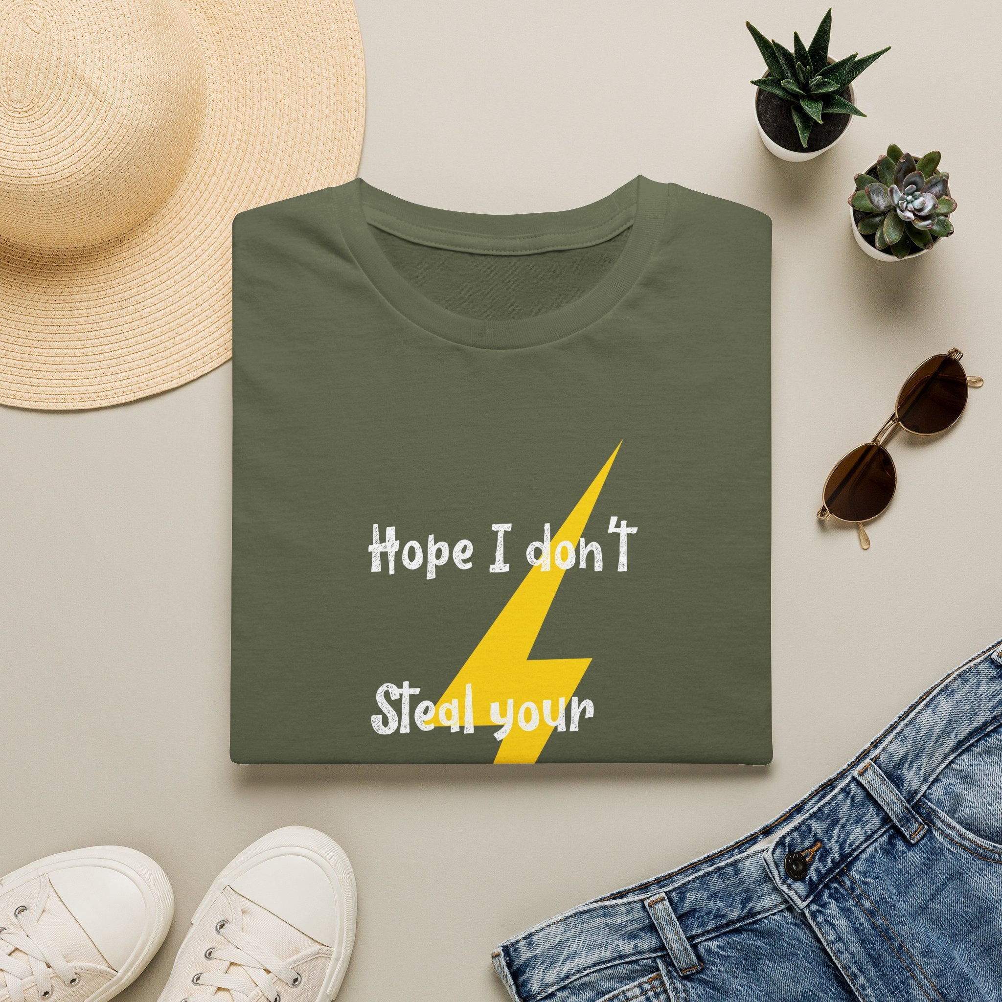 "Hope I Don't Steal Your Thunder" Lightning Tee