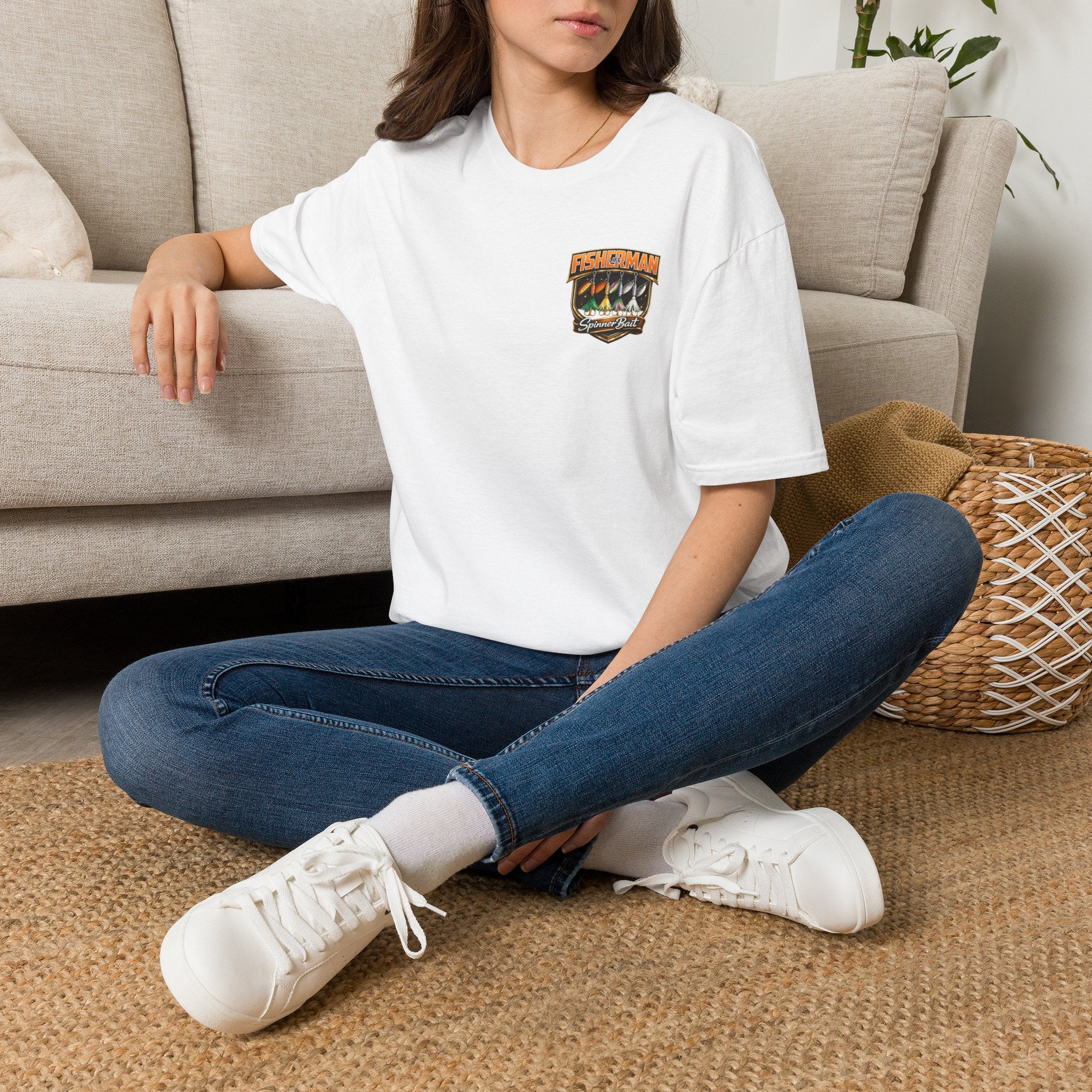 Fisherman Sunset Badge T-Shirt