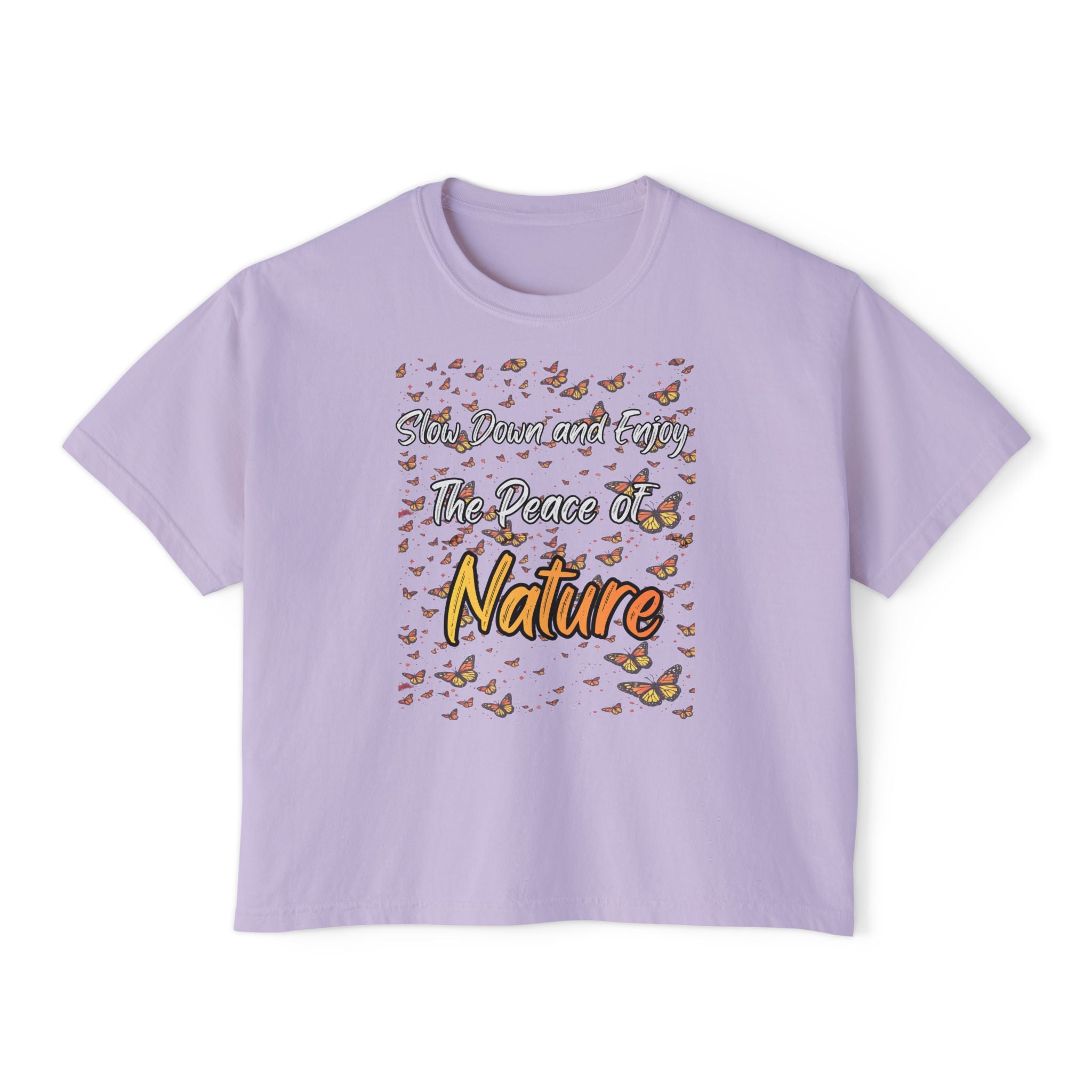 Enjoy The Peace of Nature Women’s Boxy T-Shirt