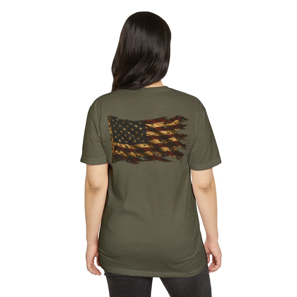 Don't Tread On Me T-Shirt - Flag & Constitution Graphic