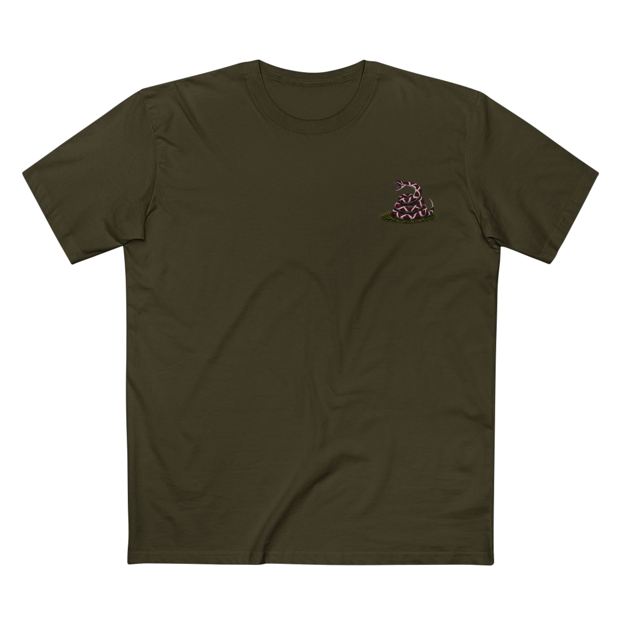 Don't Tread On Me Snake Tee — Patriotic Gadsden-style Graphic T-Shirt