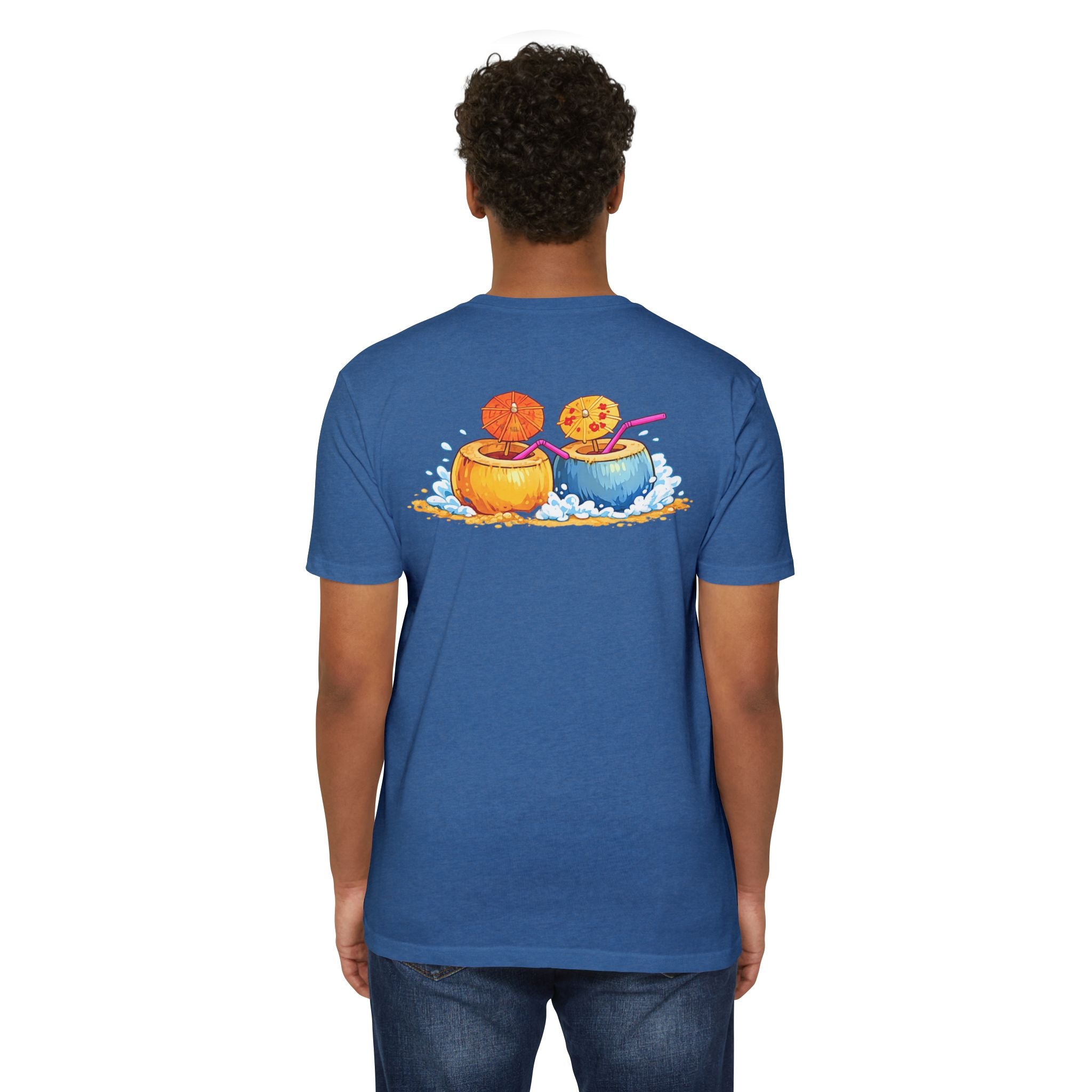 "Beaches, Vacations, & Good Drinks" Tropical Drink Tee
