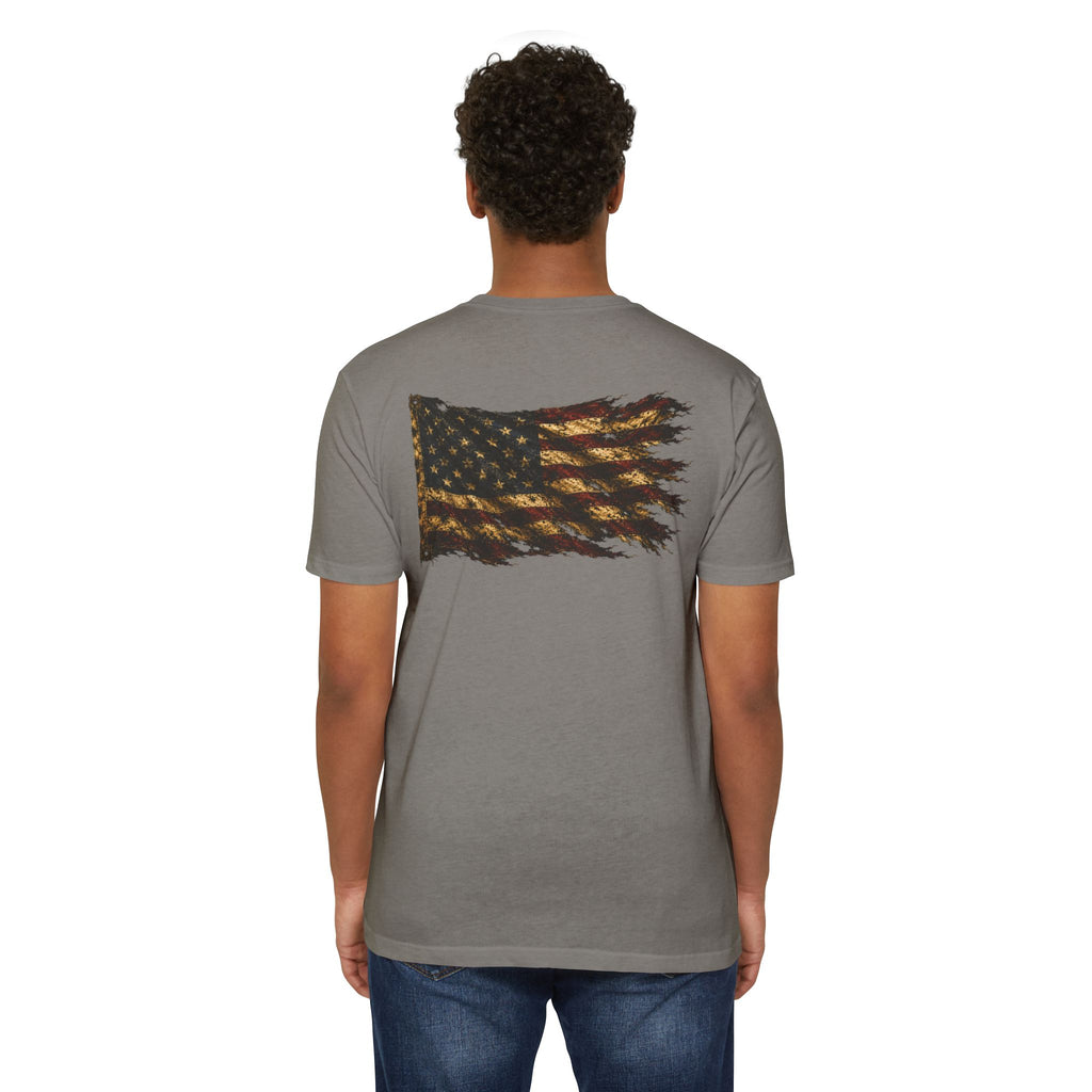 Don't Tread On Me T-Shirt - Flag & Constitution Graphic