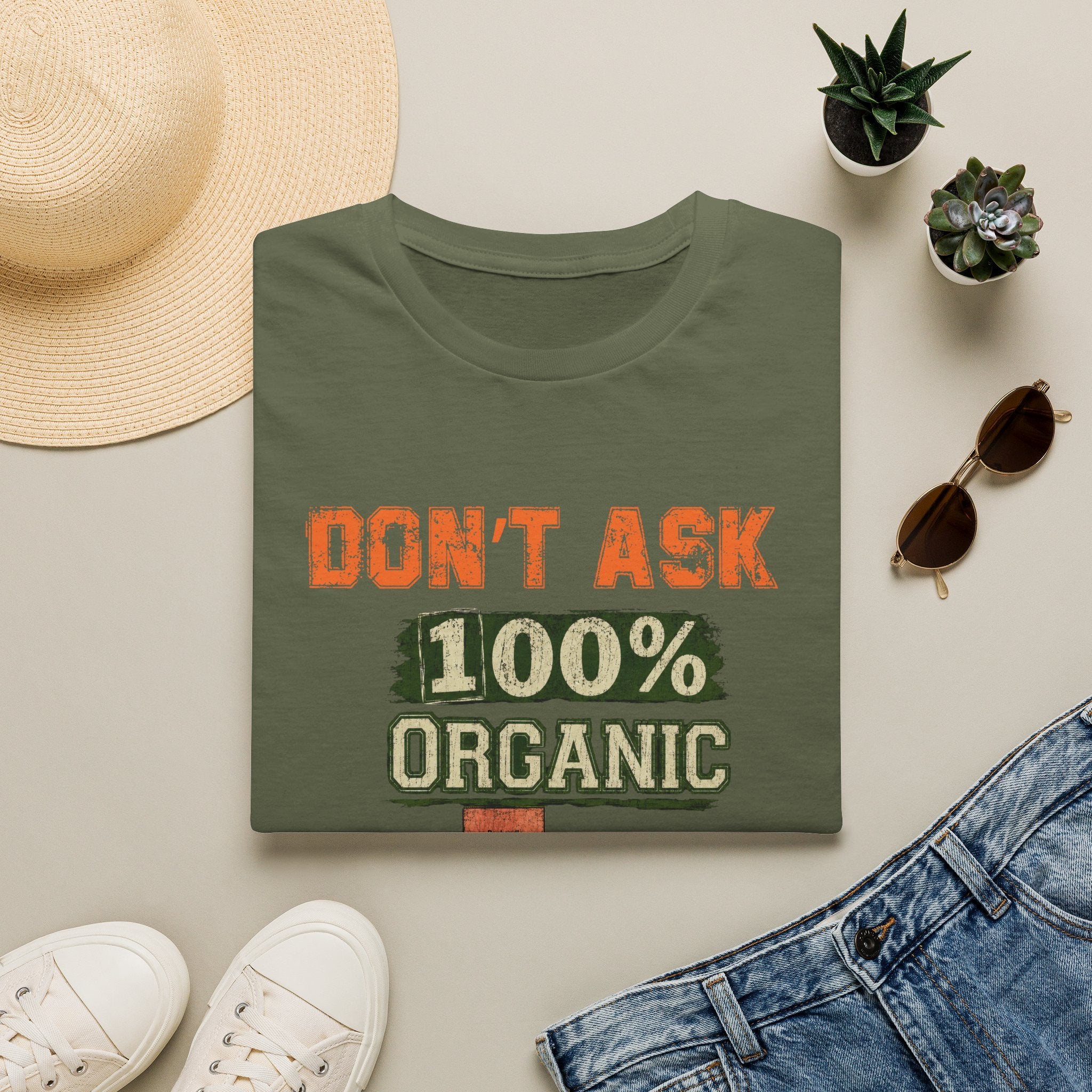 Don't Ask 100% Organic Texas T-Shirt – Funny State Pride Graphic Tee