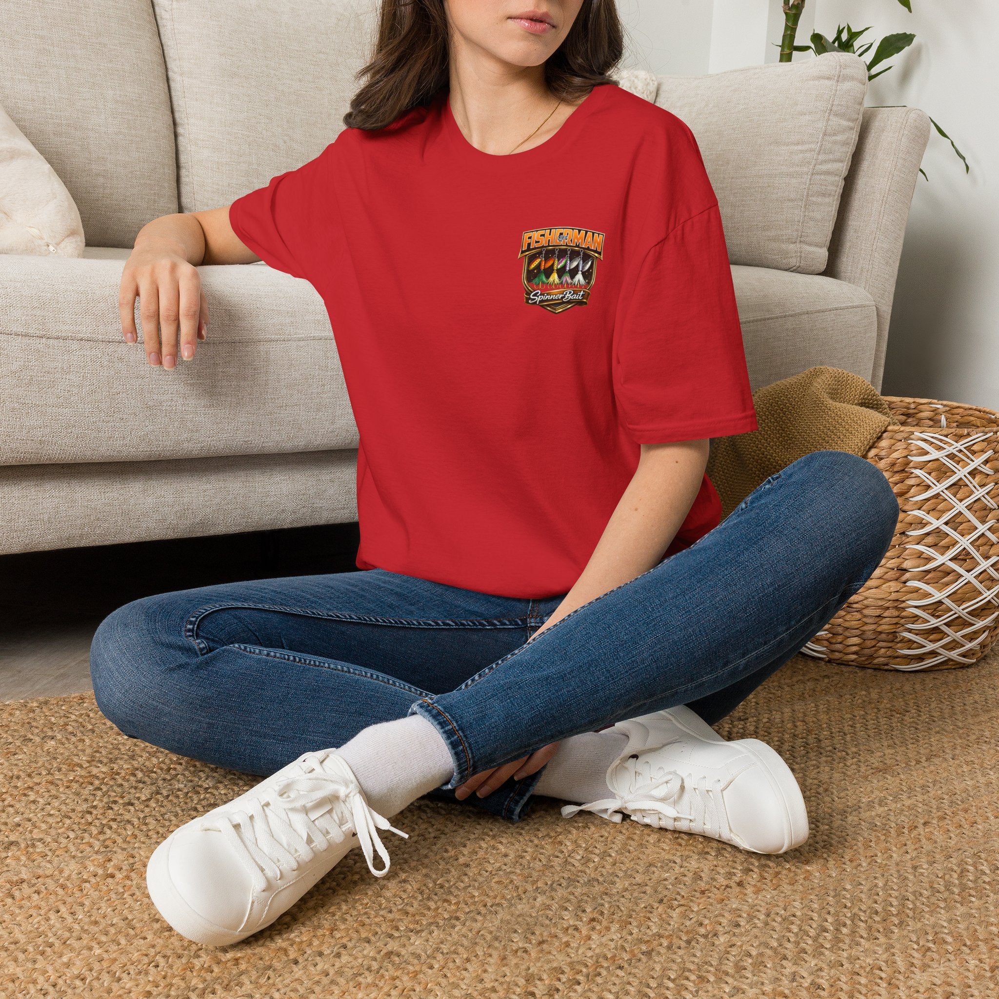 Fisherman Sunset Badge T-Shirt