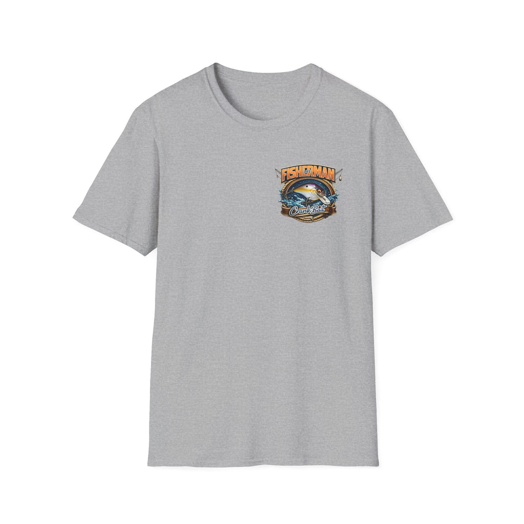 Fisherman Crest T-Shirt — Vintage Marlin Ocean Fishing Graphic
