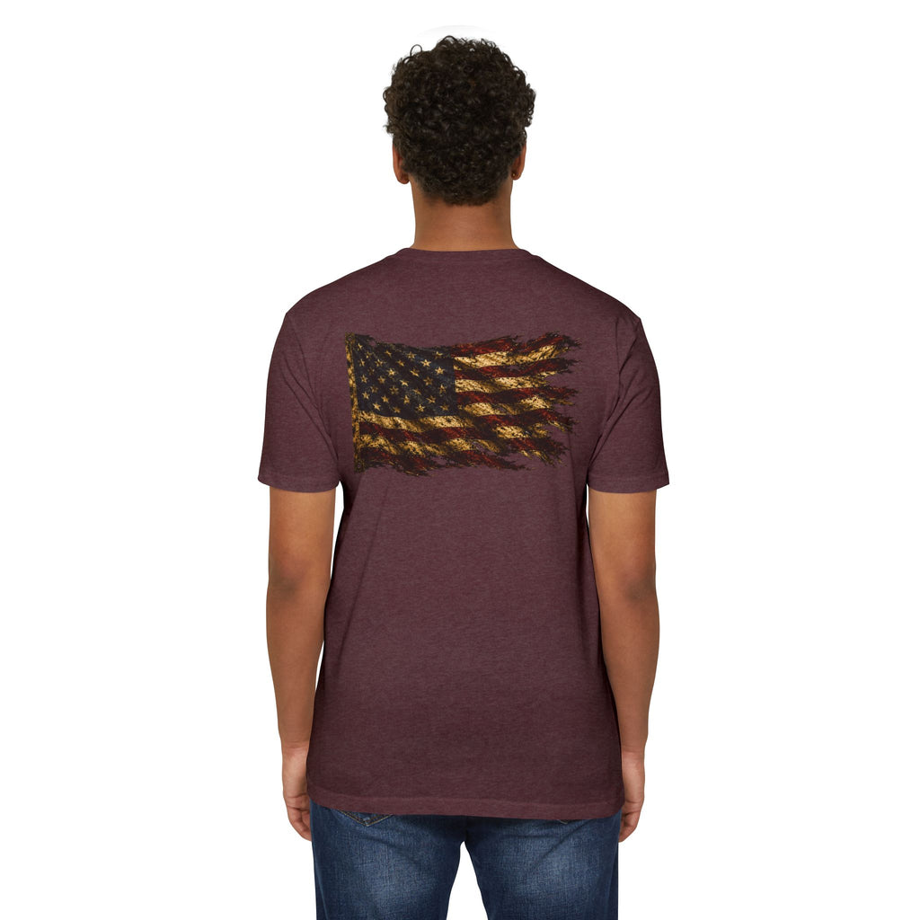 Don't Tread On Me T-Shirt - Flag & Constitution Graphic