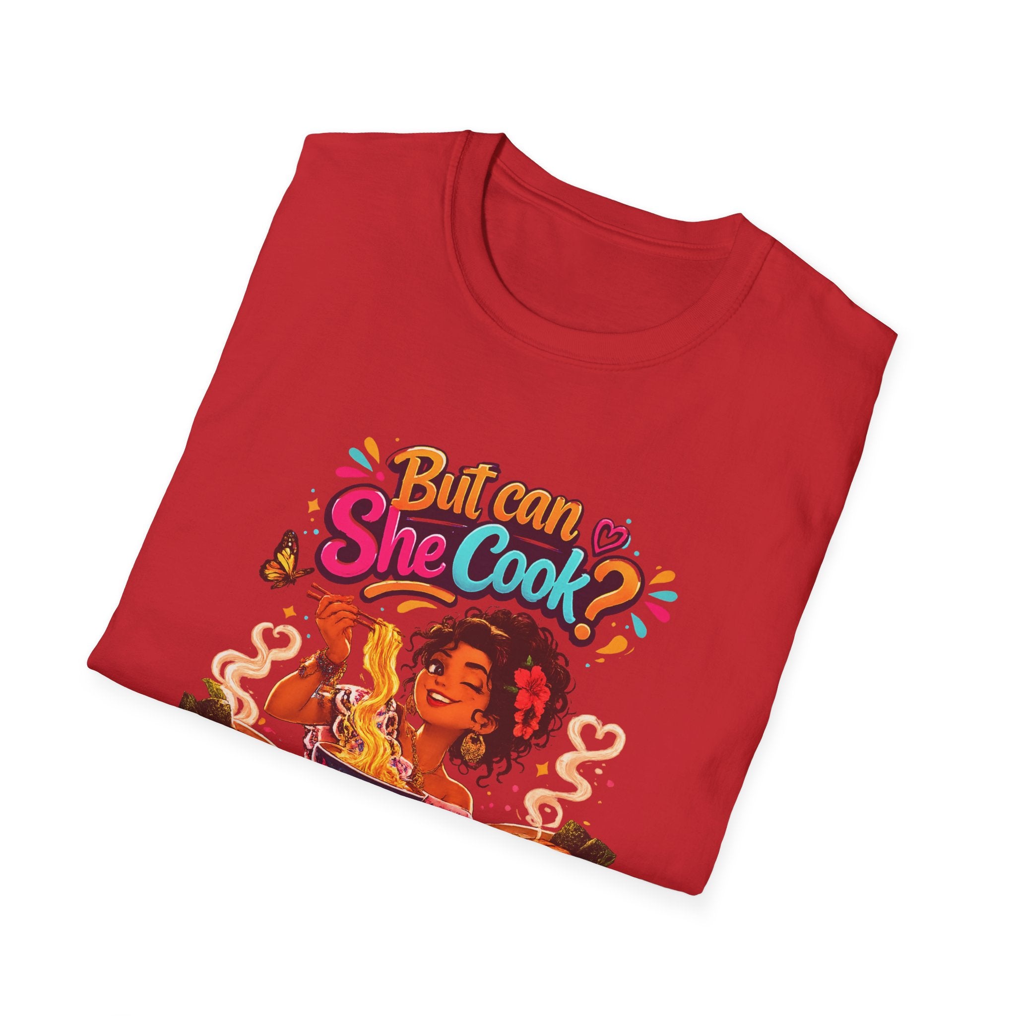 "But Can She Cook?" Retro Chef Graphic Tee