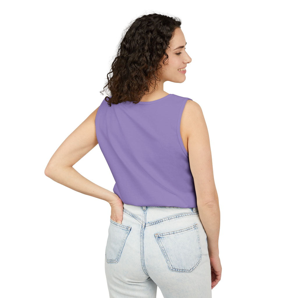 Fine Ish Loading Tank Top — Tropical Pin-Up Workout Graphic Tank