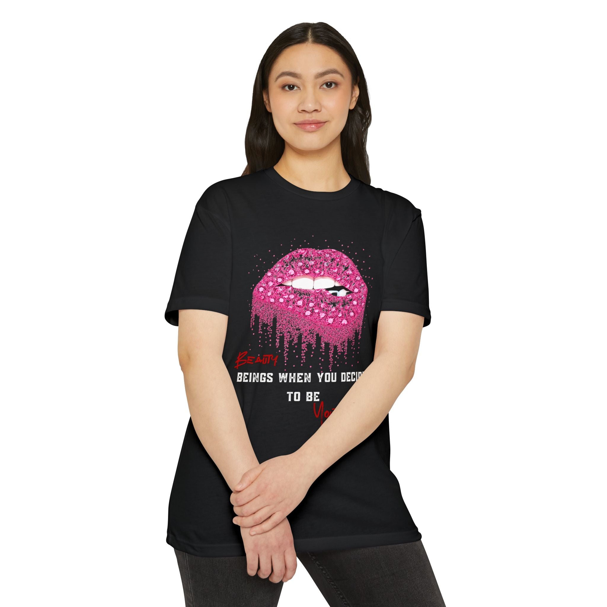 Glitter Lip  "Beauty Beings When You Decide to Be Yourself"