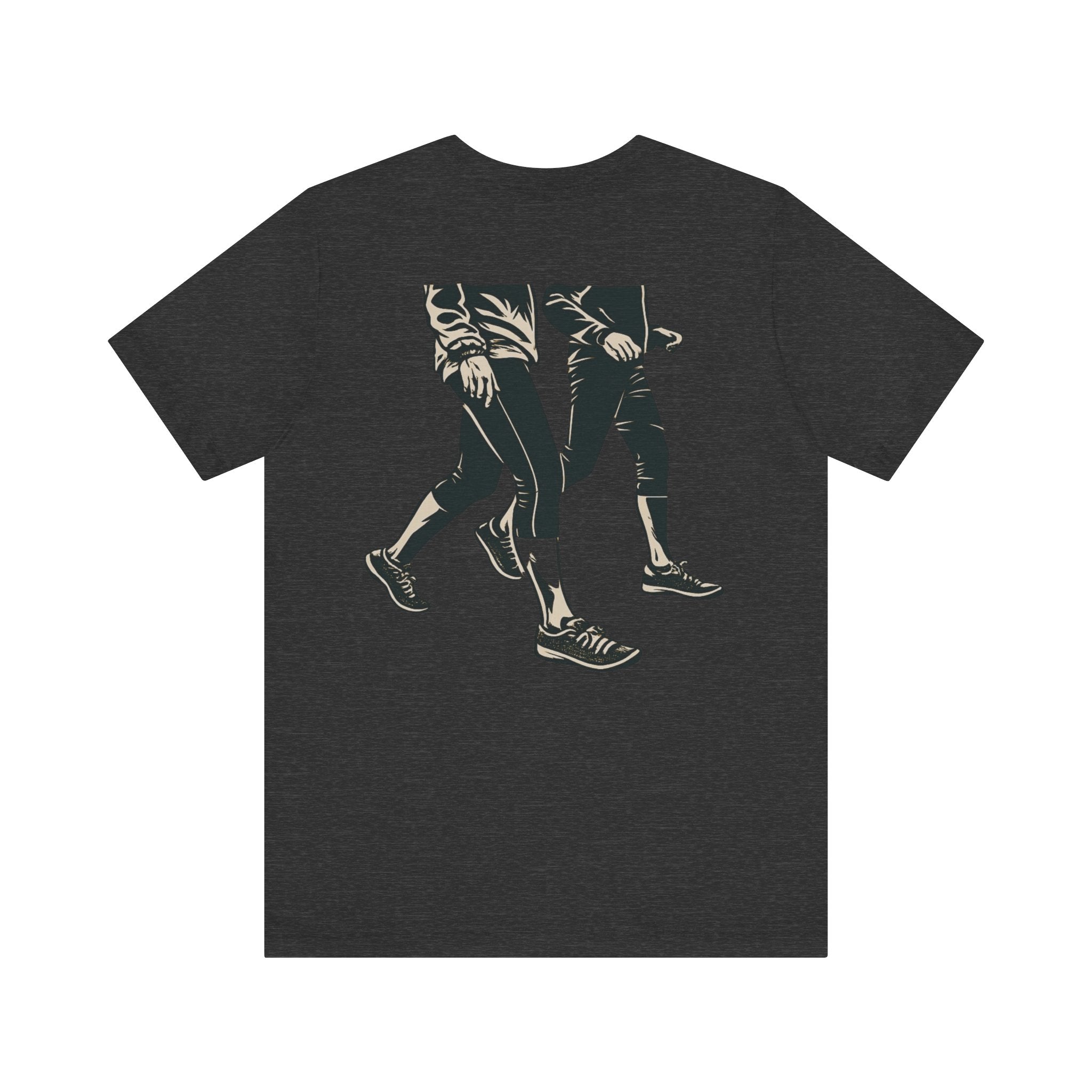 Good Morning Walk Tee — Retro Walking Graphic T-Shirt for Fitness & Morning Strolls