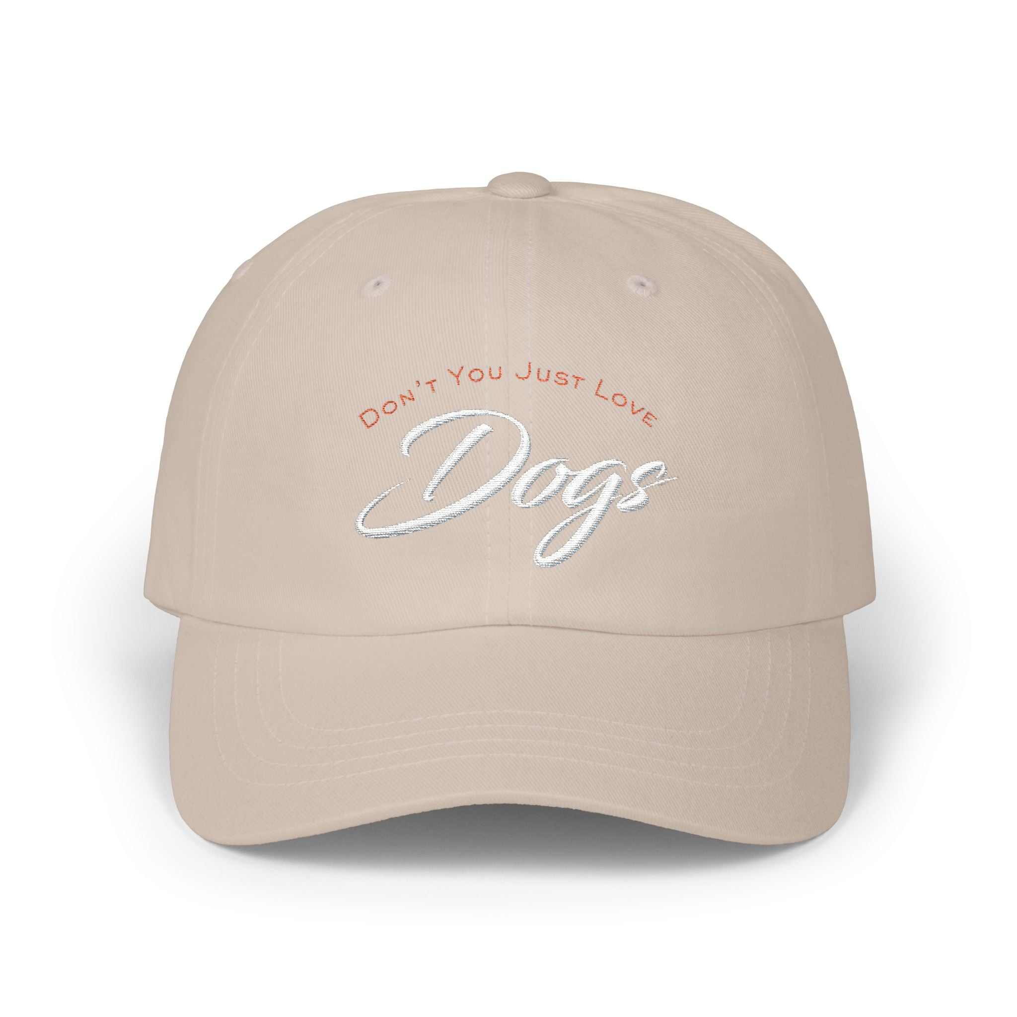 "Don't You Just Love Dogs" Embroidered Paw Print Hat