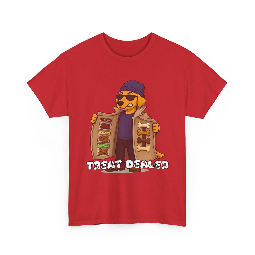 Treat Dealer T-Shirt — Funny Dog Shirt with Paw Print
