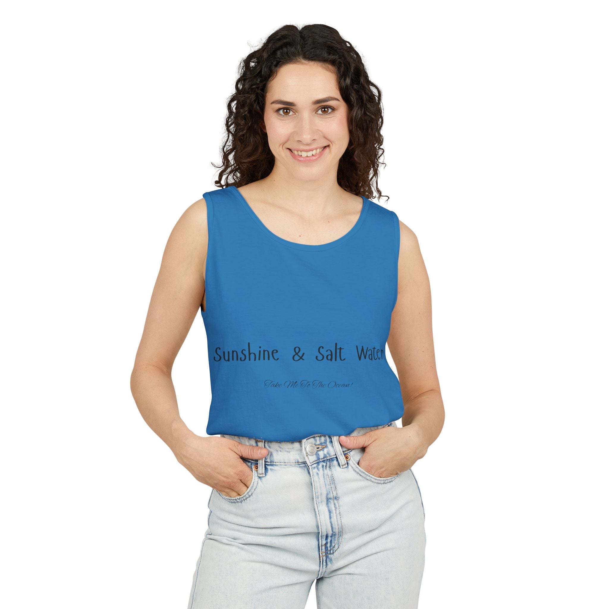 "Sunshine & Salt Water" Beach Graphic