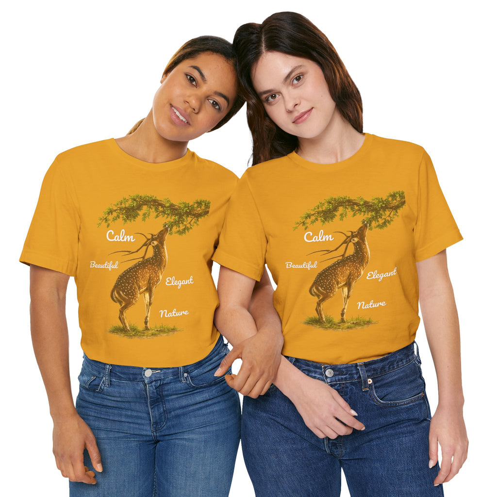 Calm Elegant Nature Deer T-Shirt