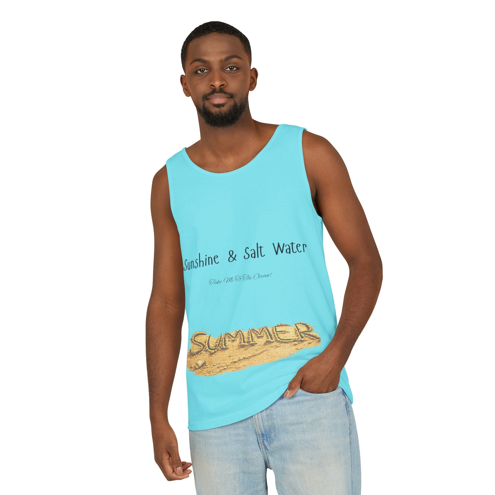 "Sunshine & Salt Water" Beach Graphic