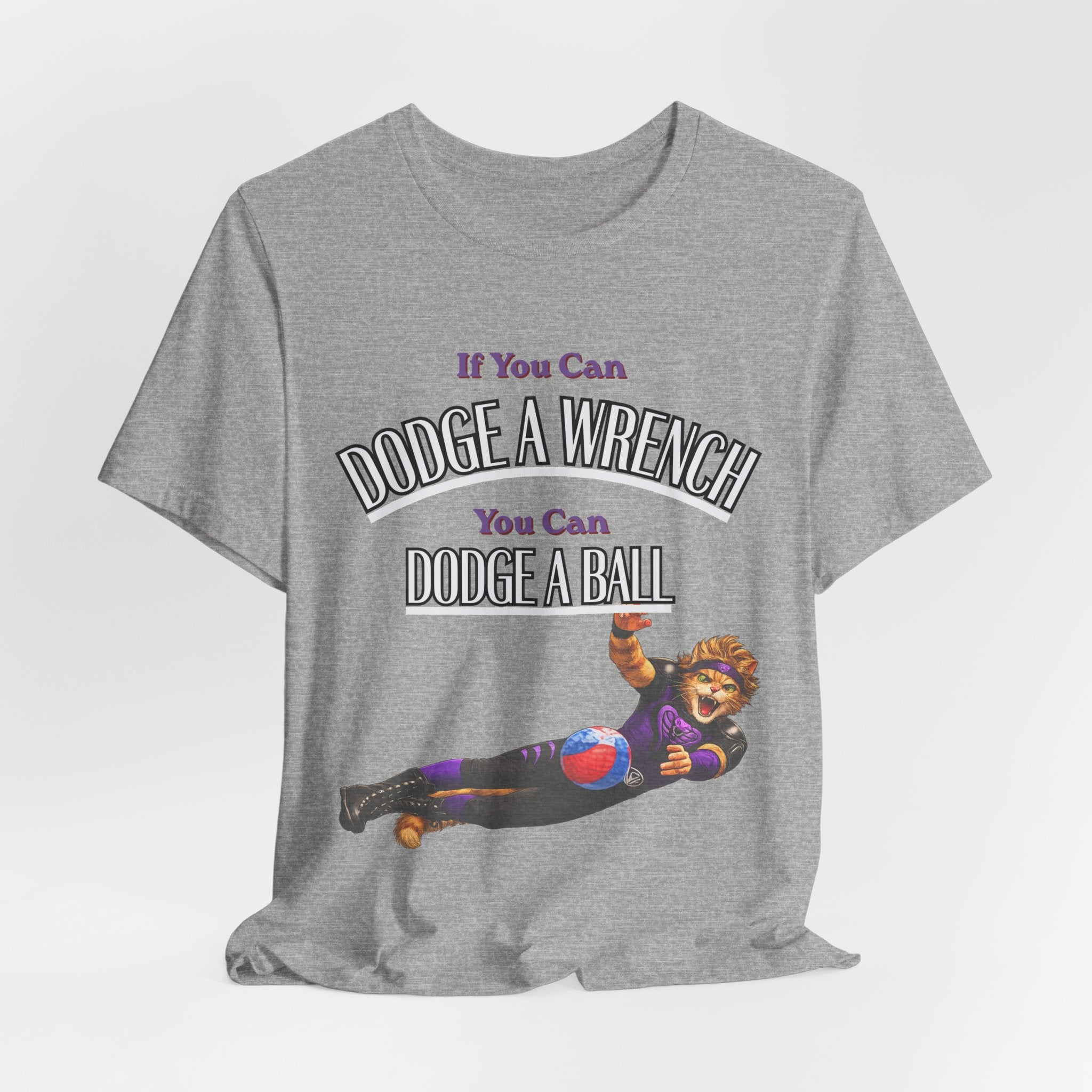 If you can Dodge a Wrench  T-Shirt — Funny Sports Tee