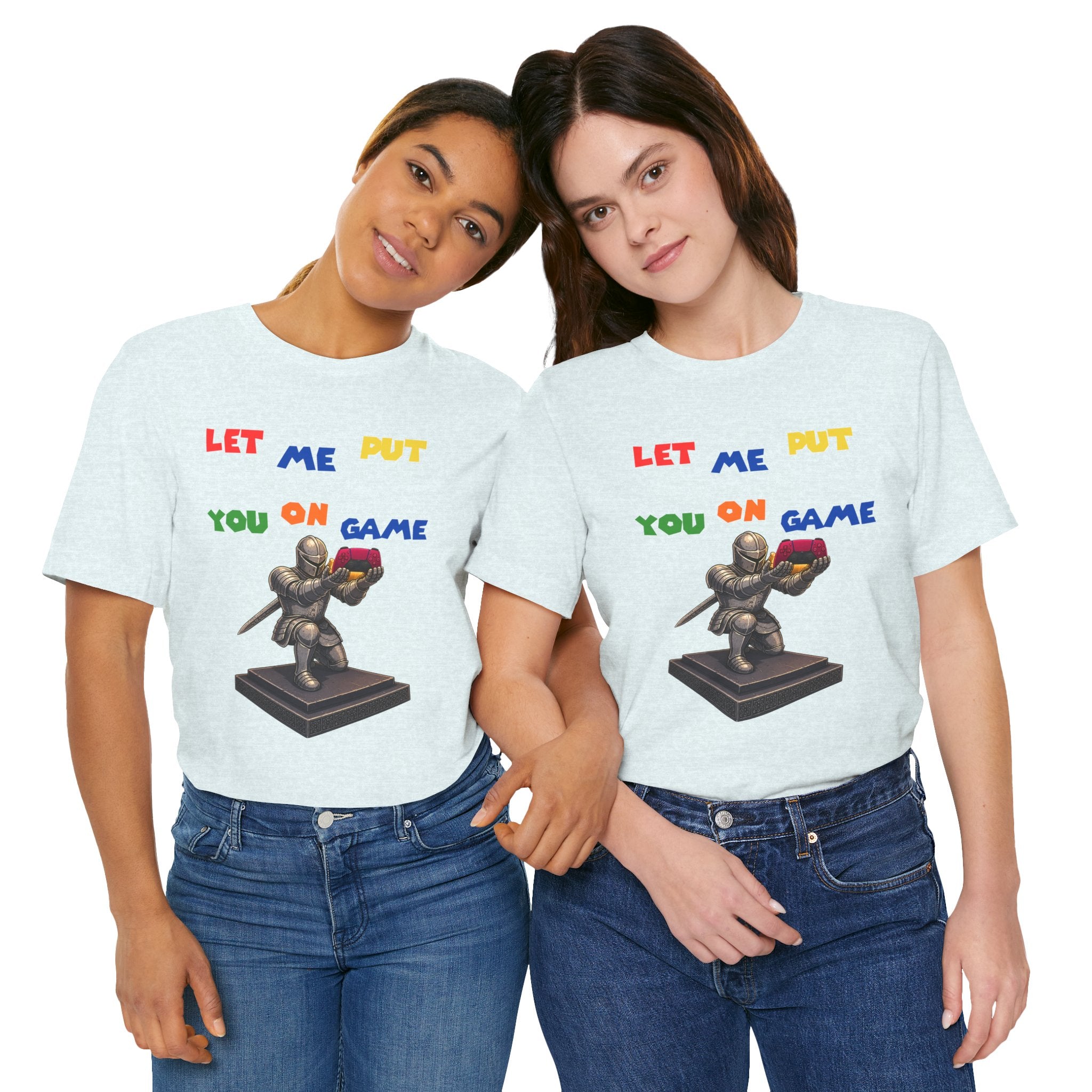 Let Me Put You On Game T-Shirt PS5 — Retro Gamer Knight Graphic Tee