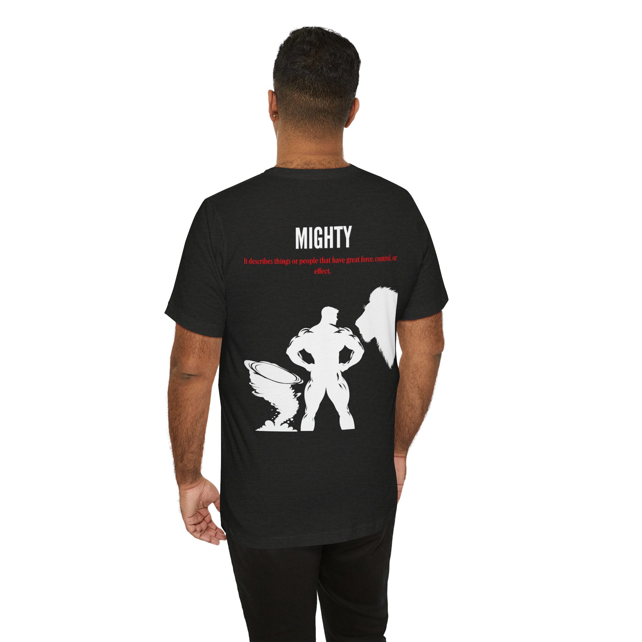 Powerful / Mighty Graphic Tee — Inspirational Strength T-Shirt
