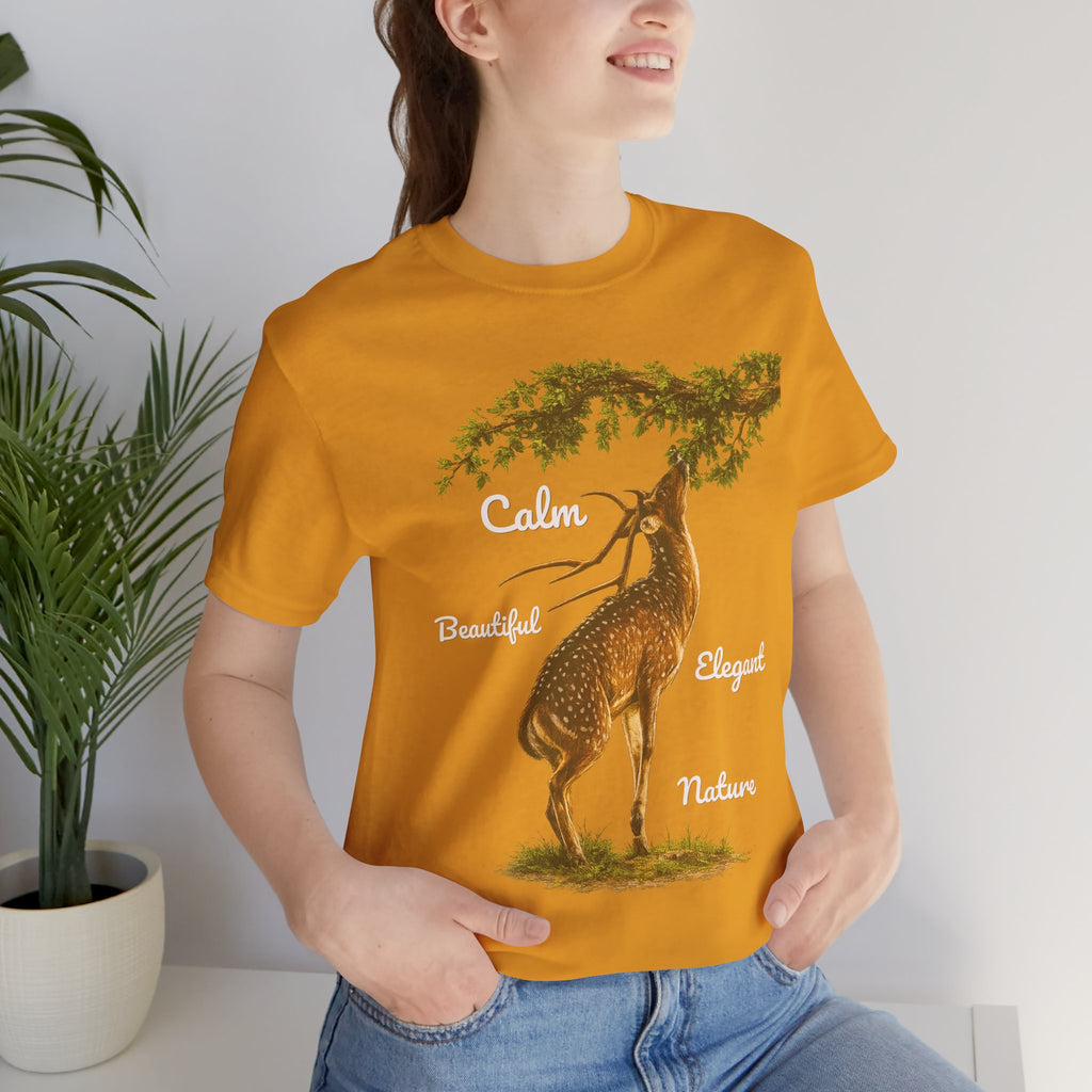 Calm Elegant Nature Deer T-Shirt