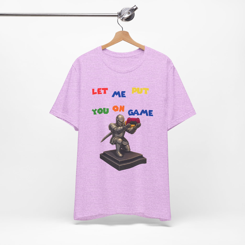 Let Me Put You On Game T-Shirt PS5 — Retro Gamer Knight Graphic Tee