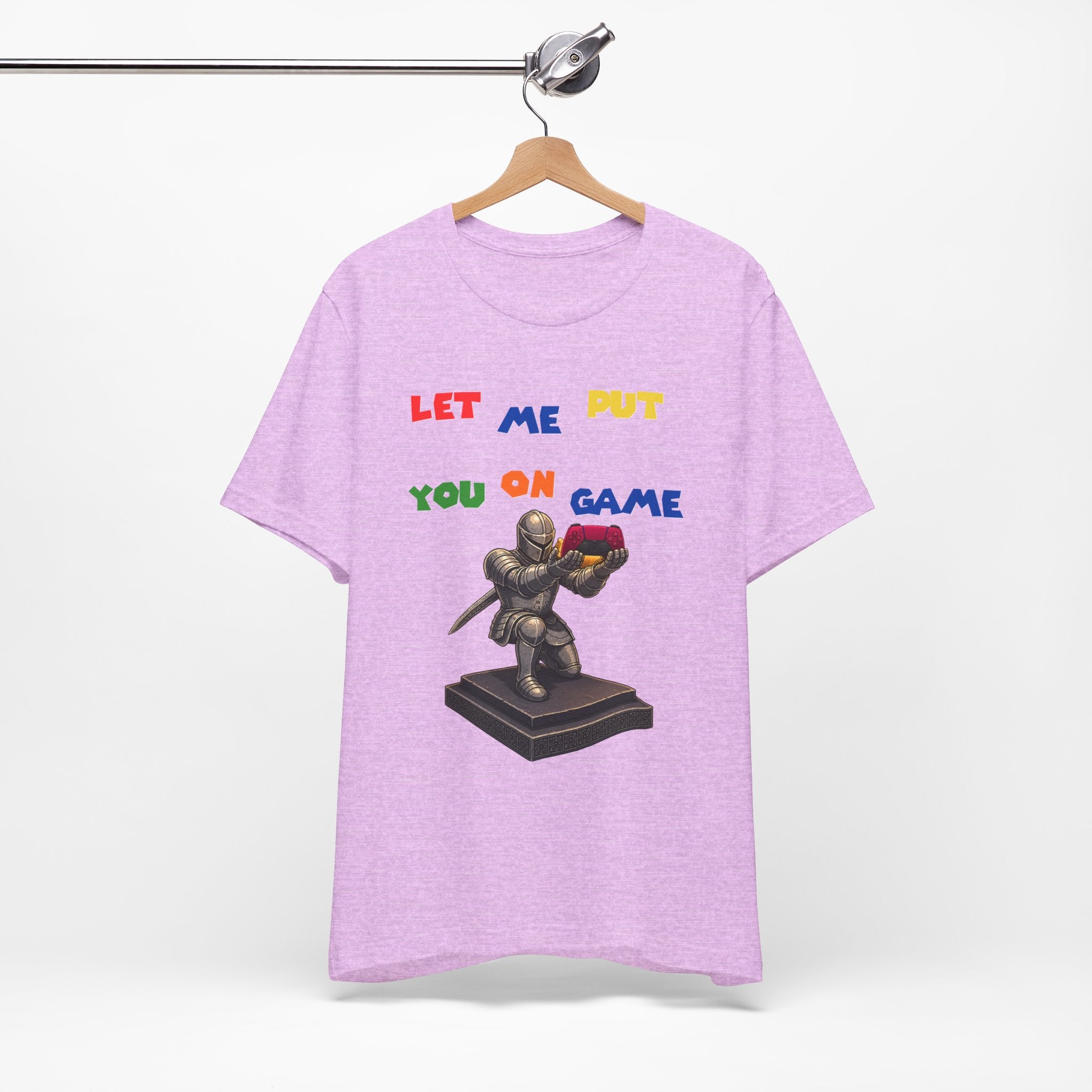 Let Me Put You On Game T-Shirt PS5 — Retro Gamer Knight Graphic Tee