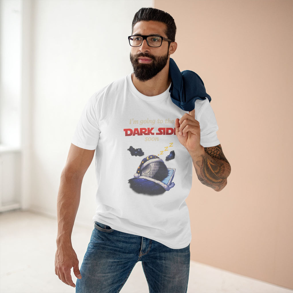Dark Side Tee — "I'm Going to the Dark Side (Good)" Retro Sleepy Death Star T‑Shirt