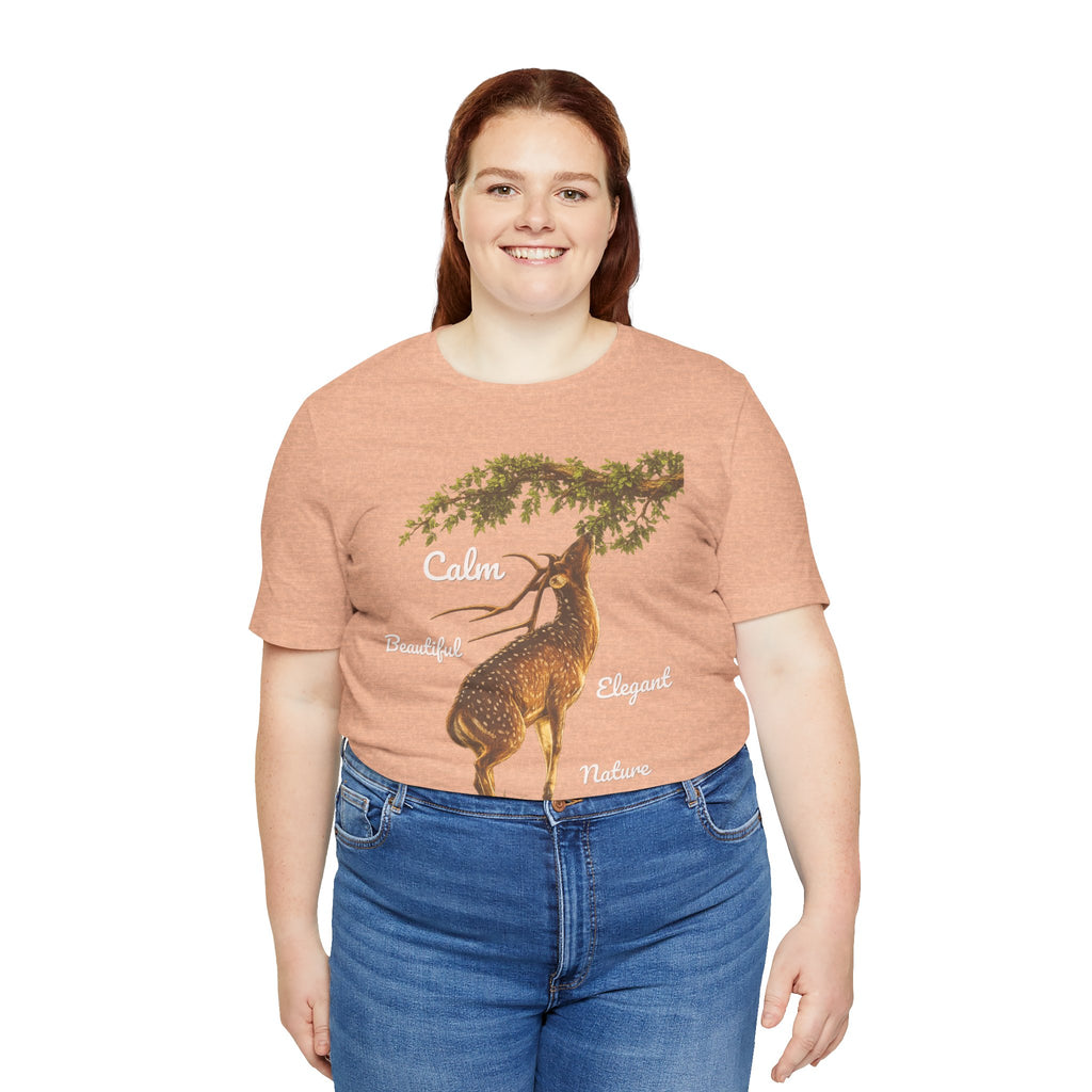 Calm Elegant Nature Deer T-Shirt