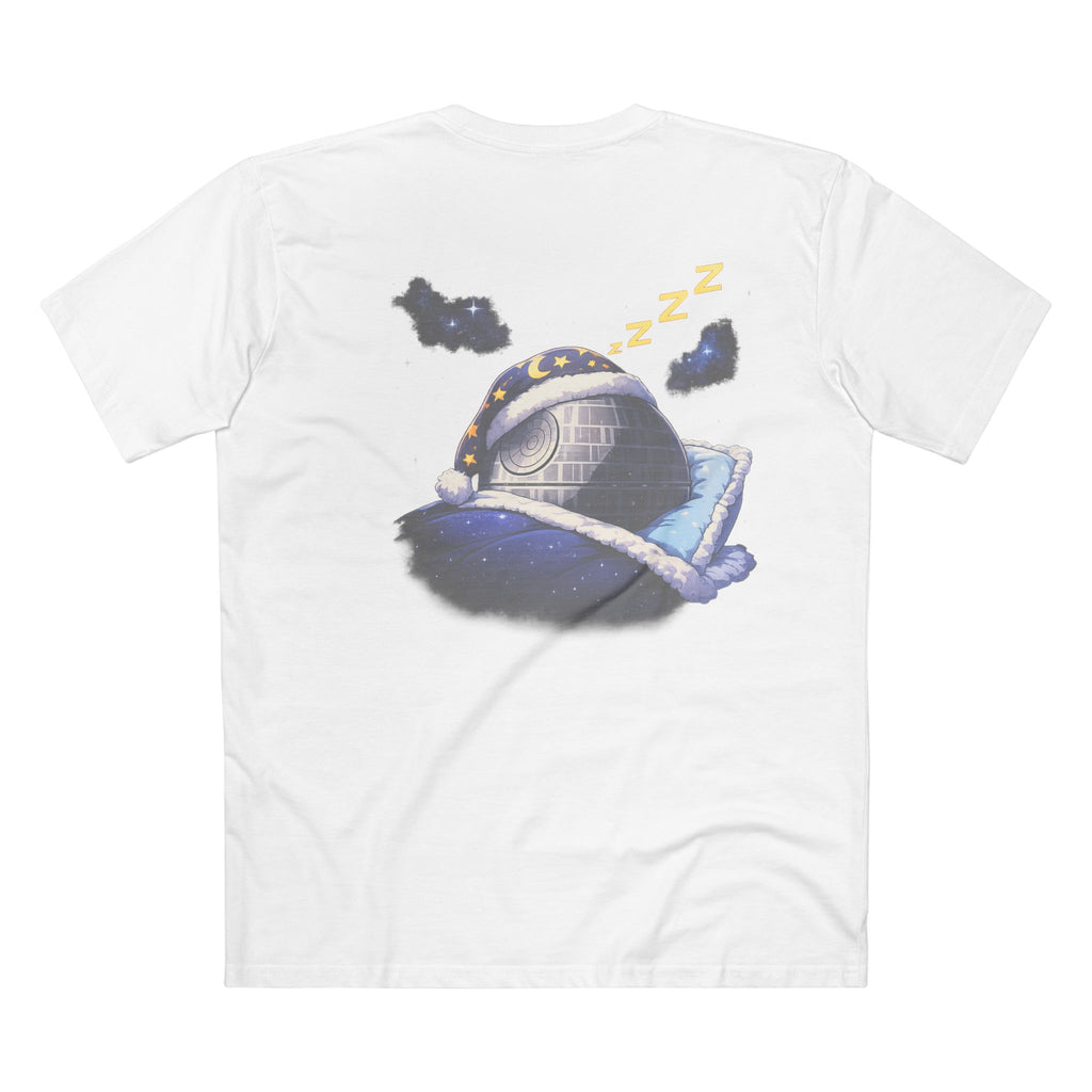 Dark Side Tee — "I'm Going to the Dark Side (Good)" Retro Sleepy Death Star T‑Shirt