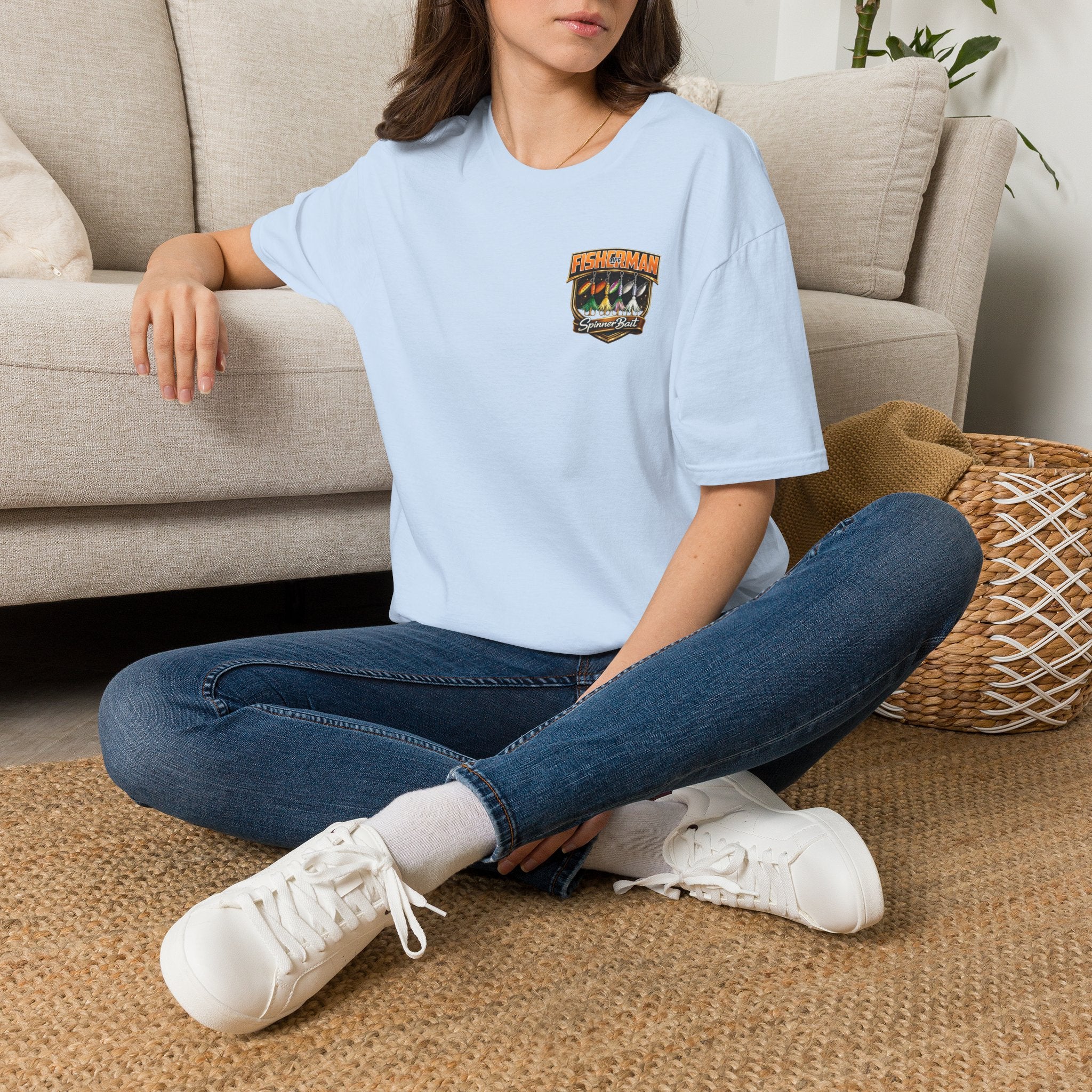 Fisherman Sunset Badge T-Shirt