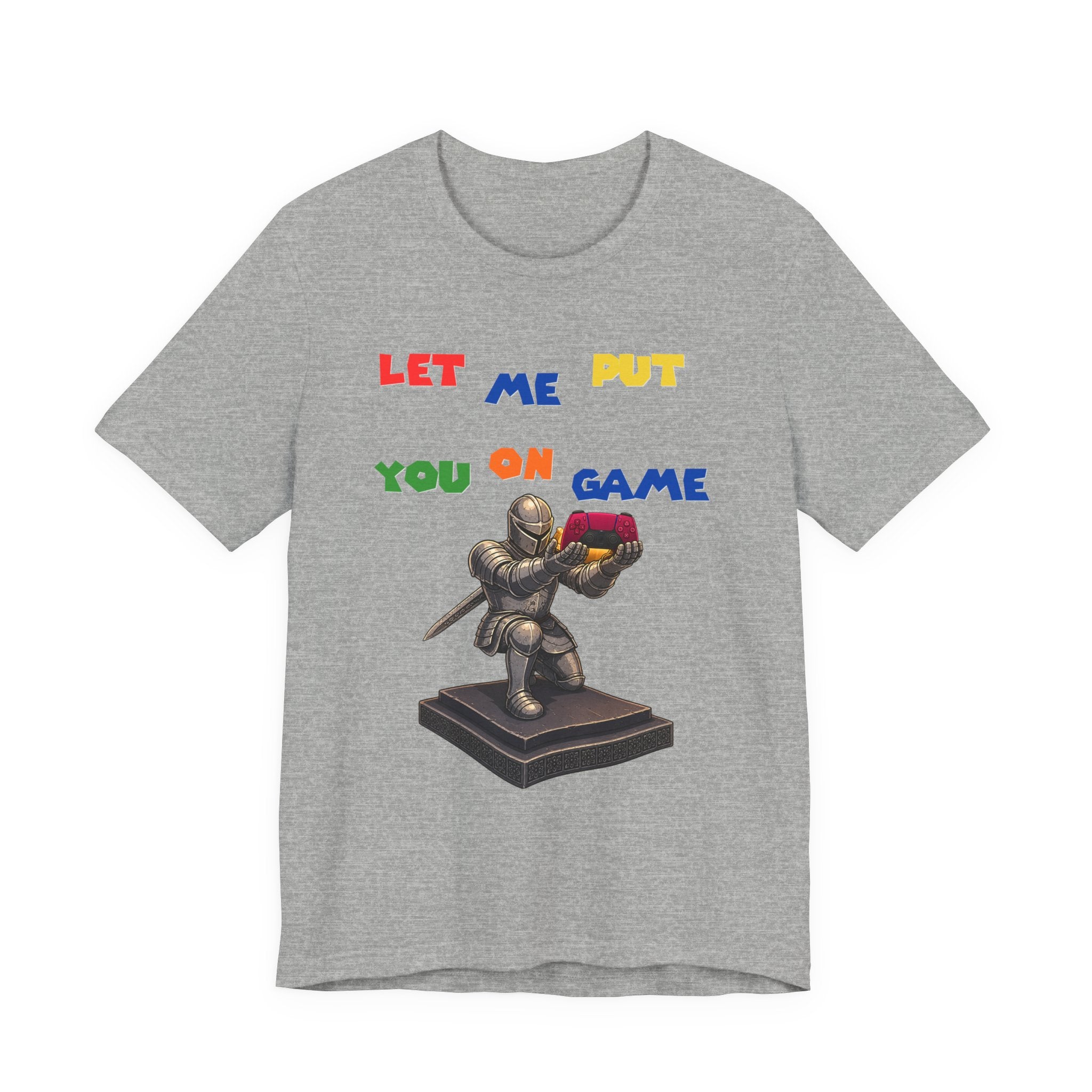 Let Me Put You On Game T-Shirt PS5 — Retro Gamer Knight Graphic Tee