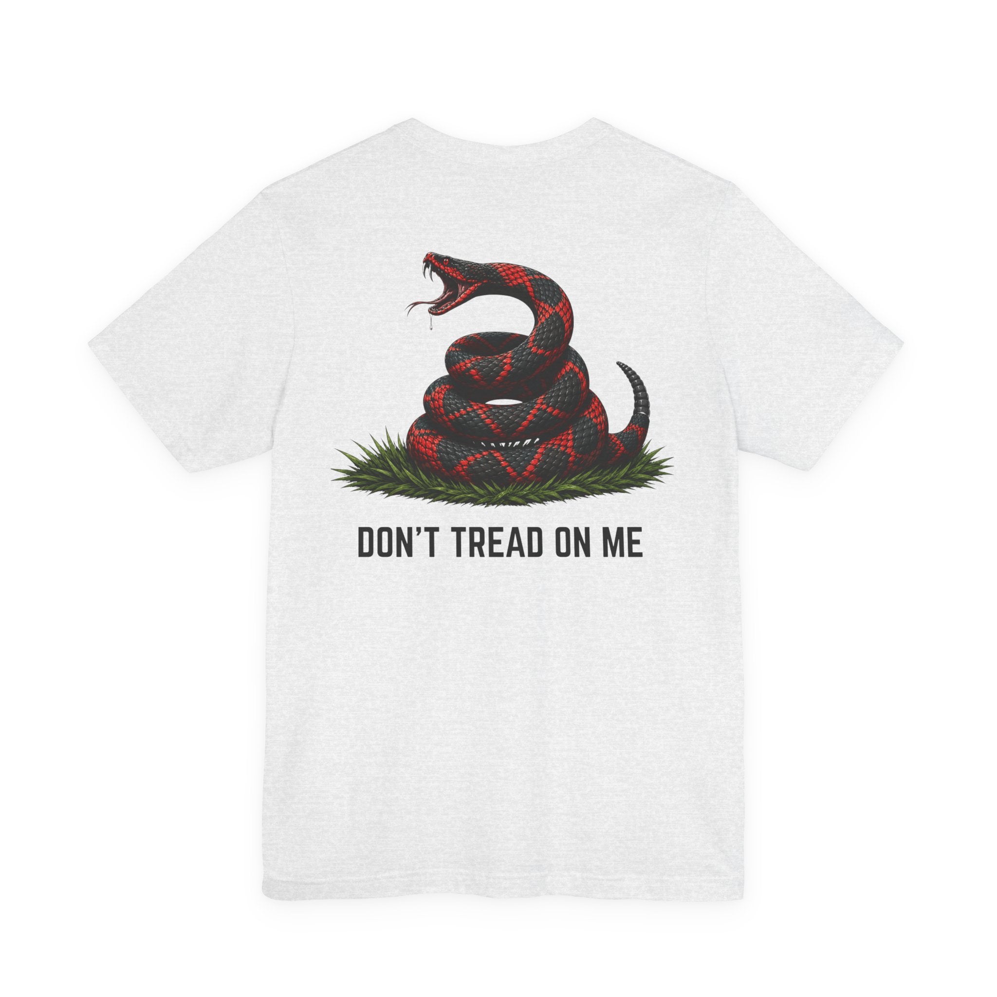 Don't Tread On Me Unisex Jersey Short Sleeve Tee Red and Black