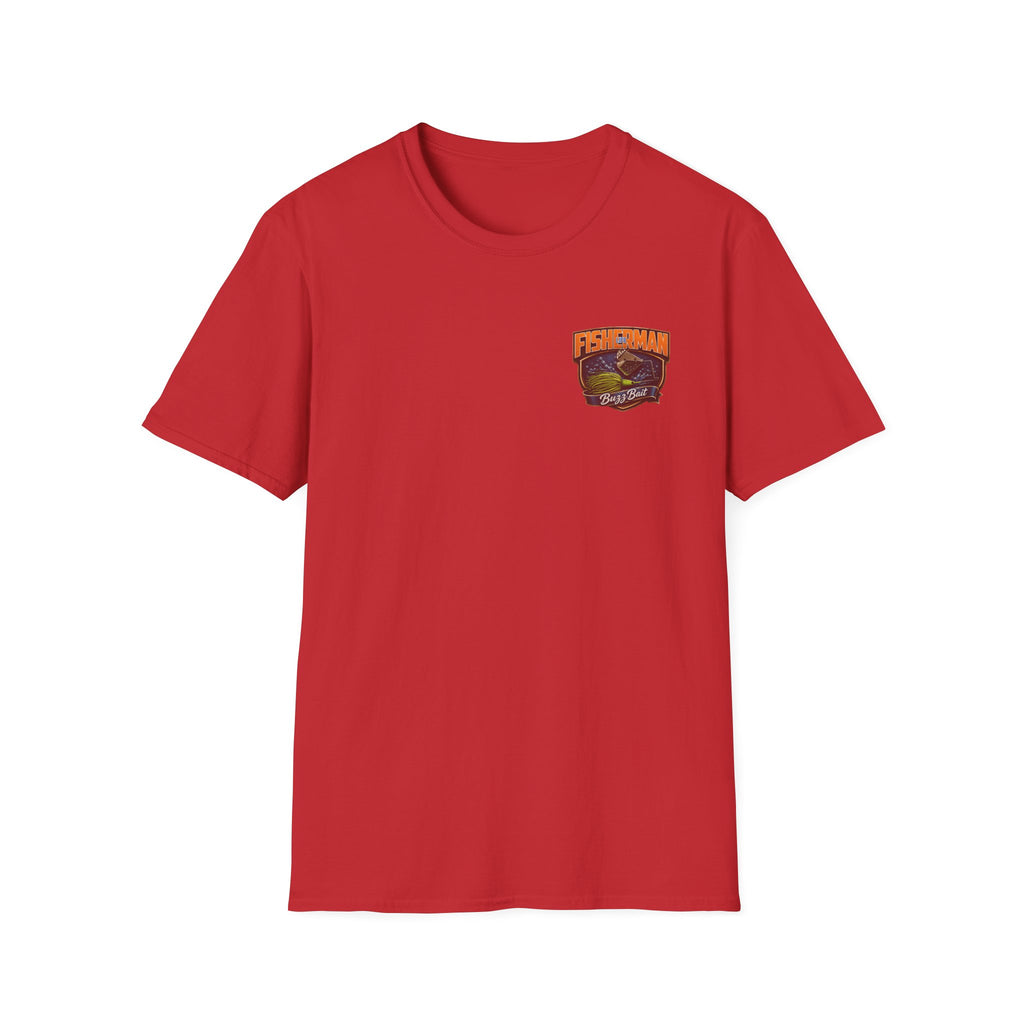 Fisherman Badge T-Shirt — Retro Bass Boat Fishing Tee