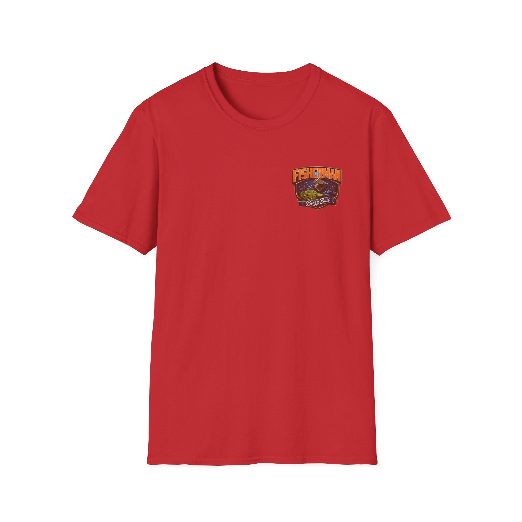 Fisherman Badge T-Shirt — Retro Bass Boat Fishing Tee
