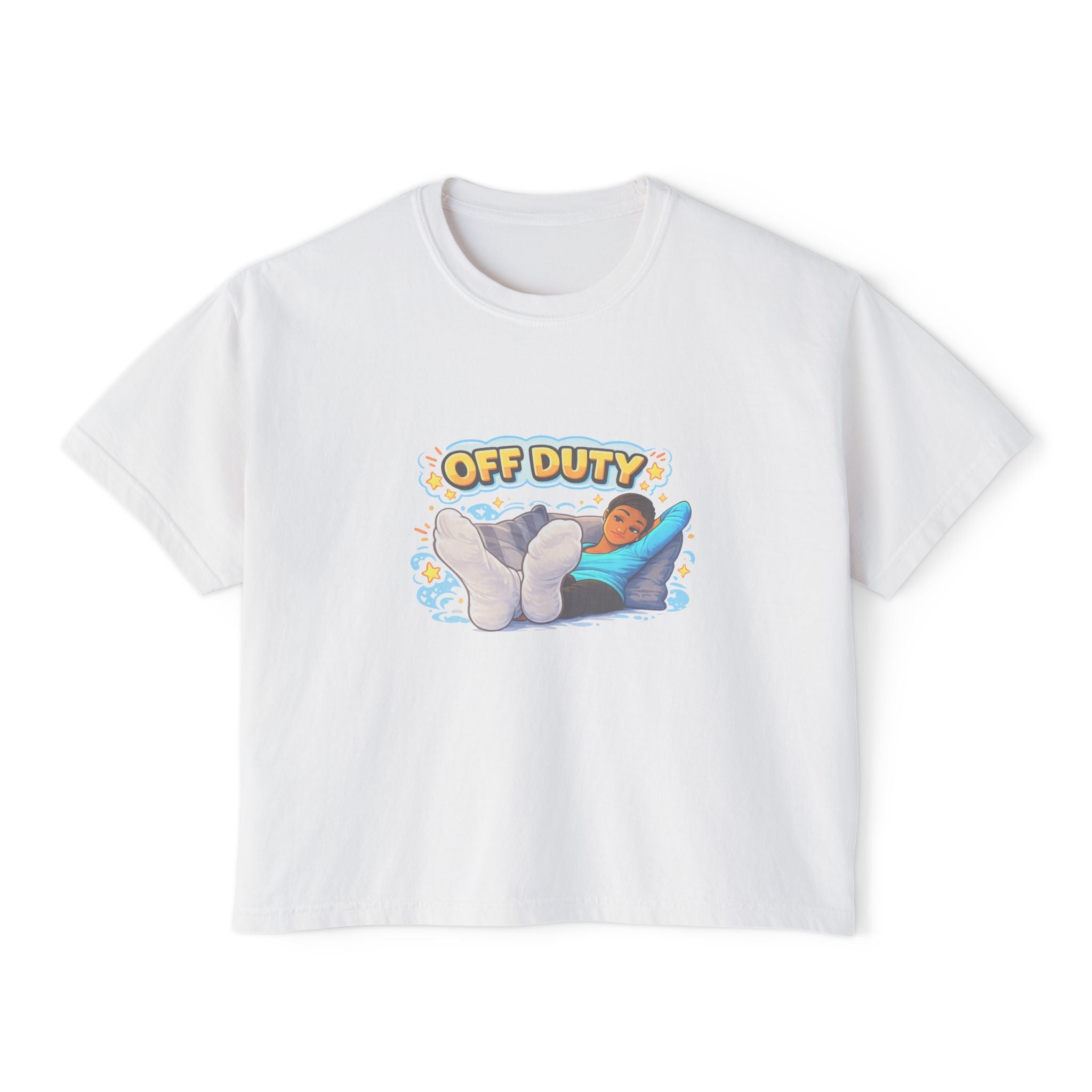 Off Duty Relaxation Tee — Women’s Boxy T-Shirt