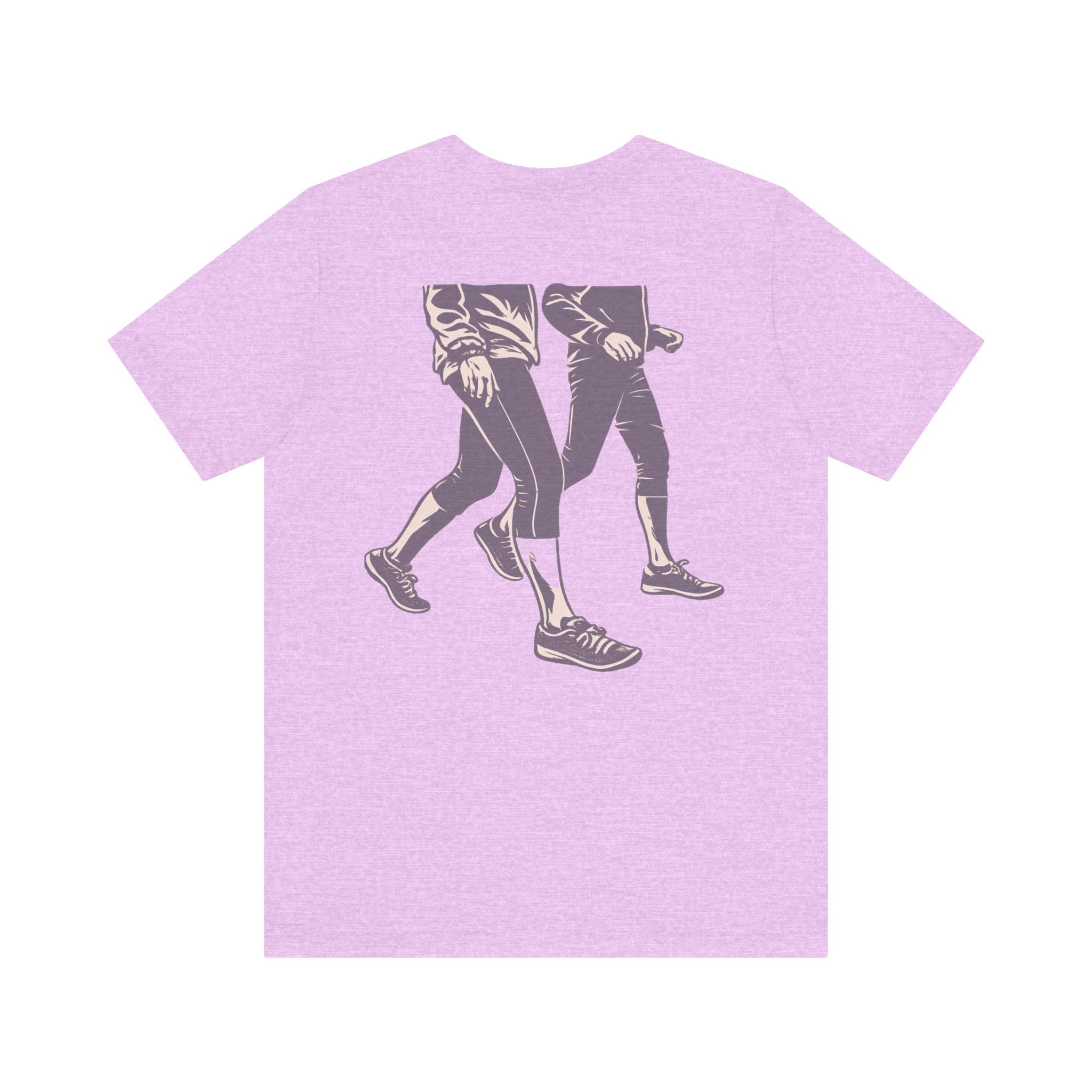 Good Morning Walk Tee — Retro Walking Graphic T-Shirt for Fitness & Morning Strolls