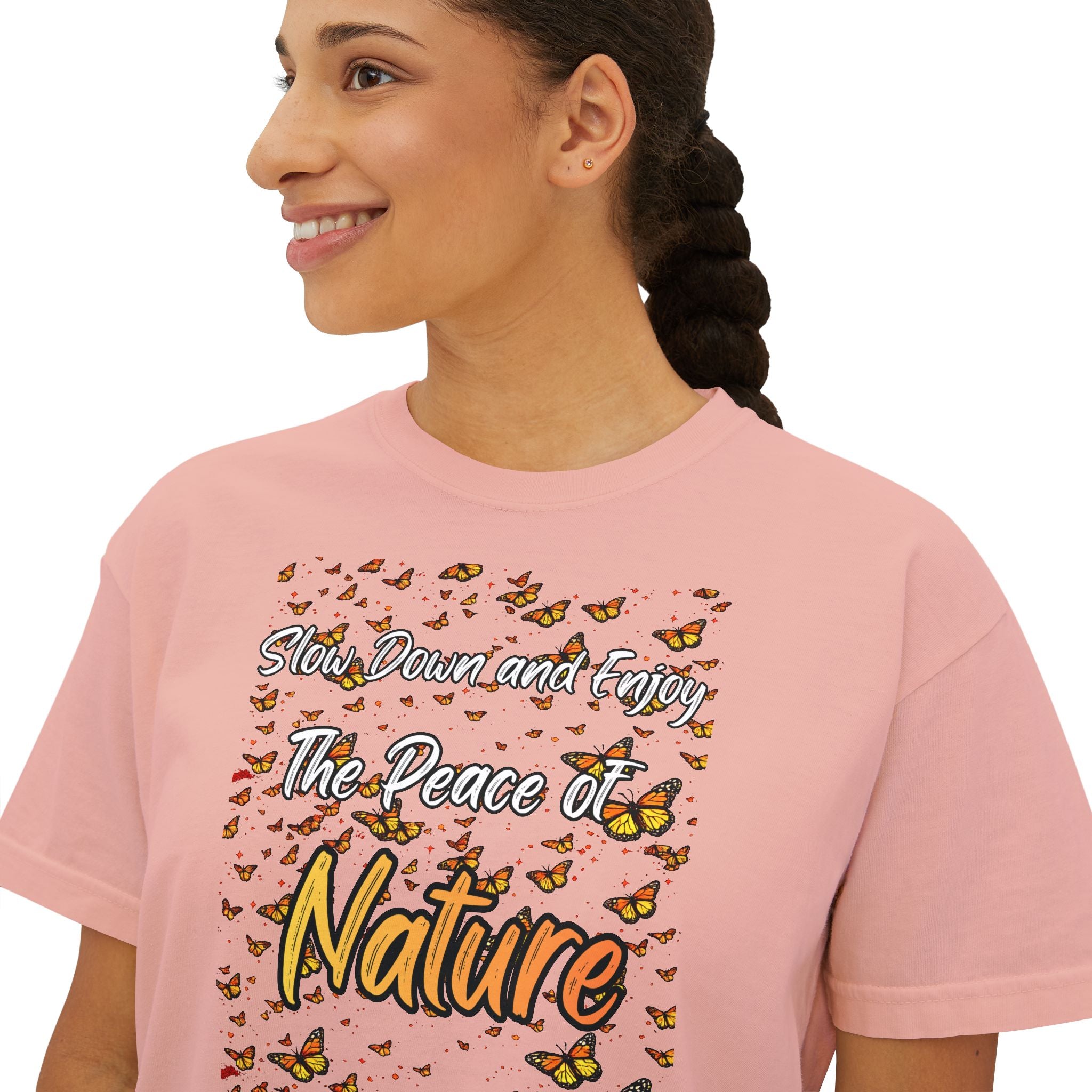 Enjoy The Peace of Nature Women’s Boxy T-Shirt